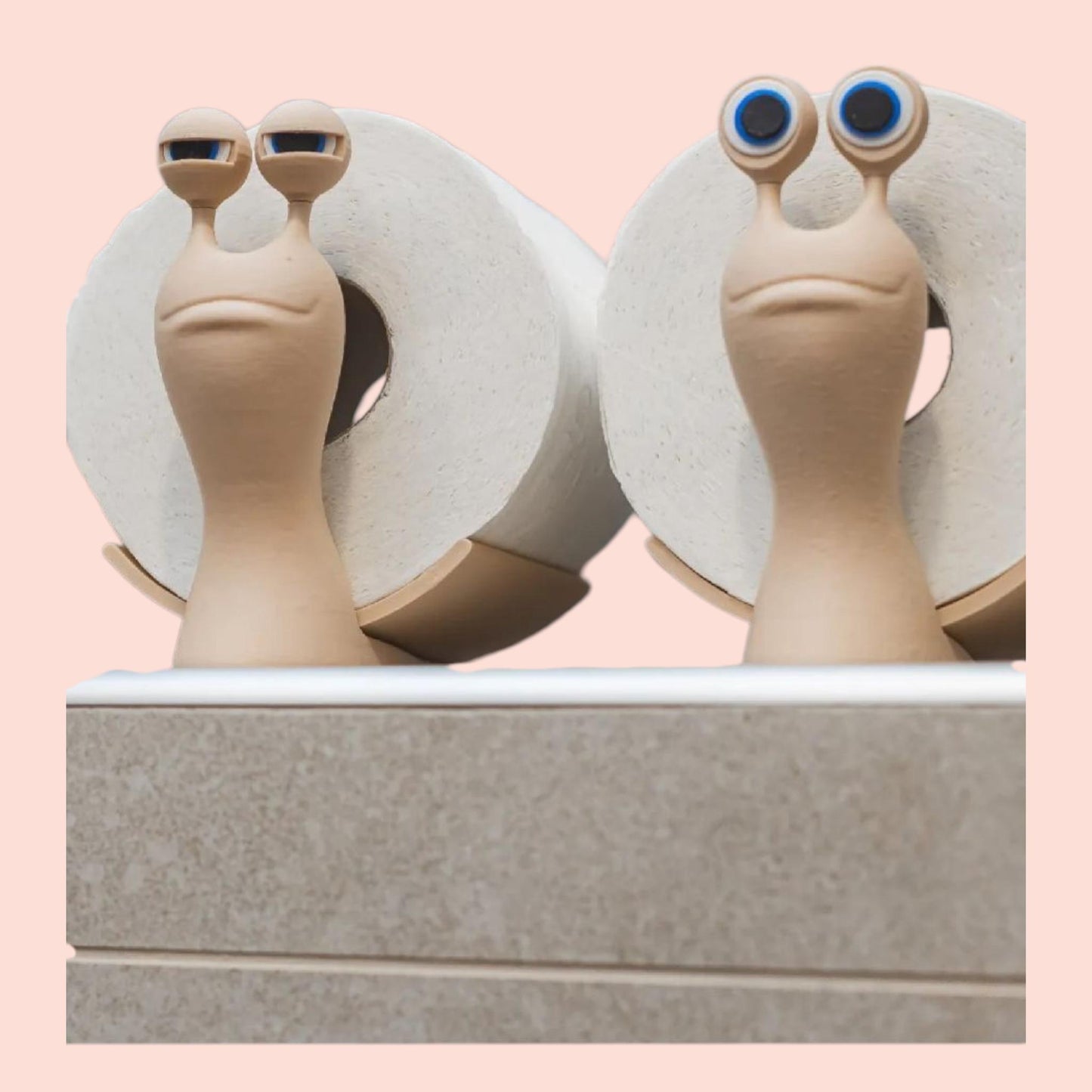 Silly Slug Toilet Roll Holder – Quirky 3D Printed Bathroom Buddy