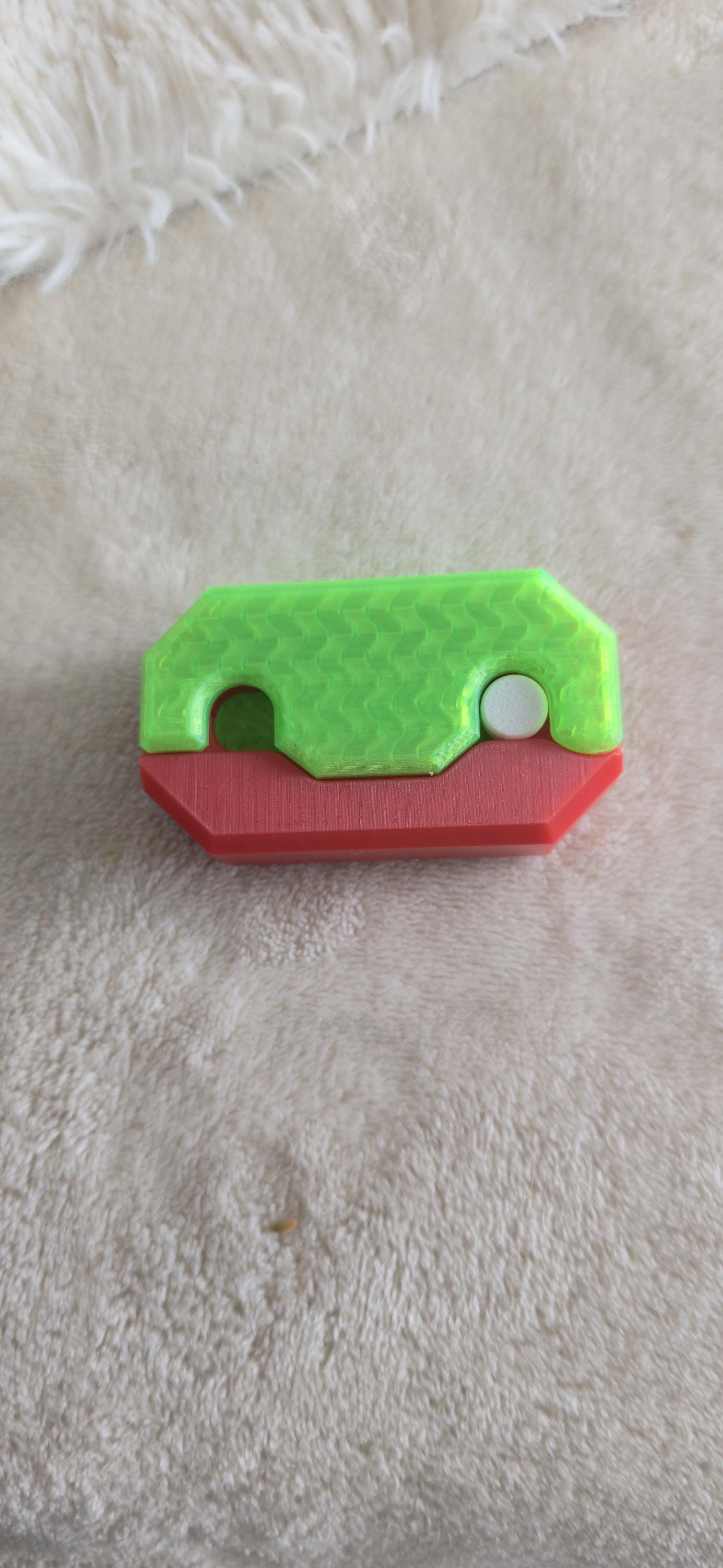 3D Printed Gravity Knife Fidget – Flip & Click Toy for Stress Relief | Safe EDC Fidget for Adults & Teens