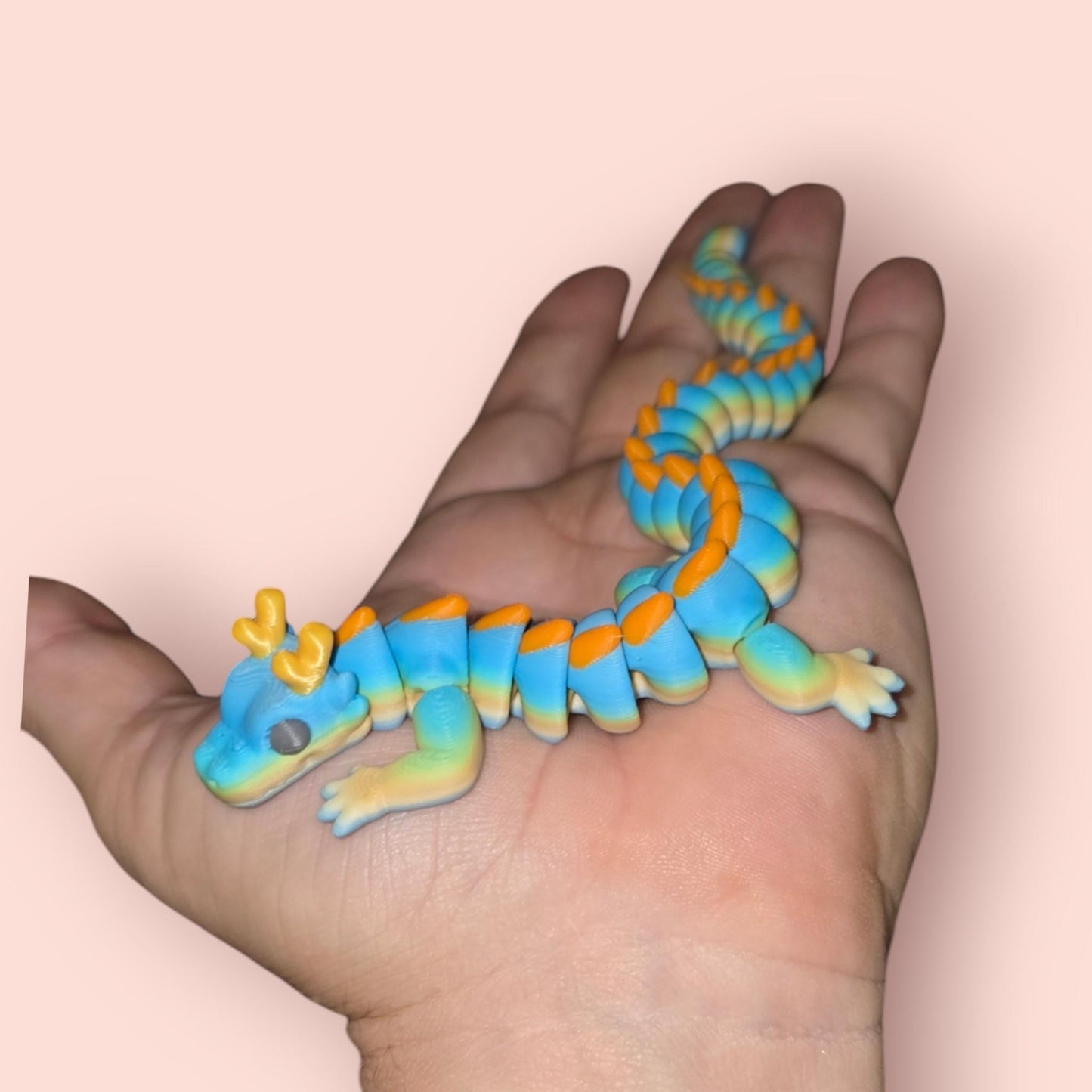 Qinglong Medium Baby Dragon – 9" Fun Articulated Sensory Buddy