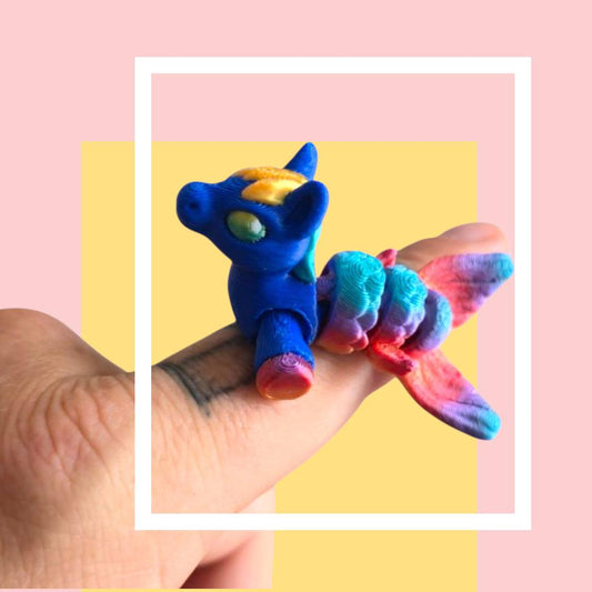 Hippocampus Hatchling Collection – 3D Printed Baby Sea Dragon Figurines – Mythical Ocean Creatures – Fantasy Gift for Collectors & Decor
