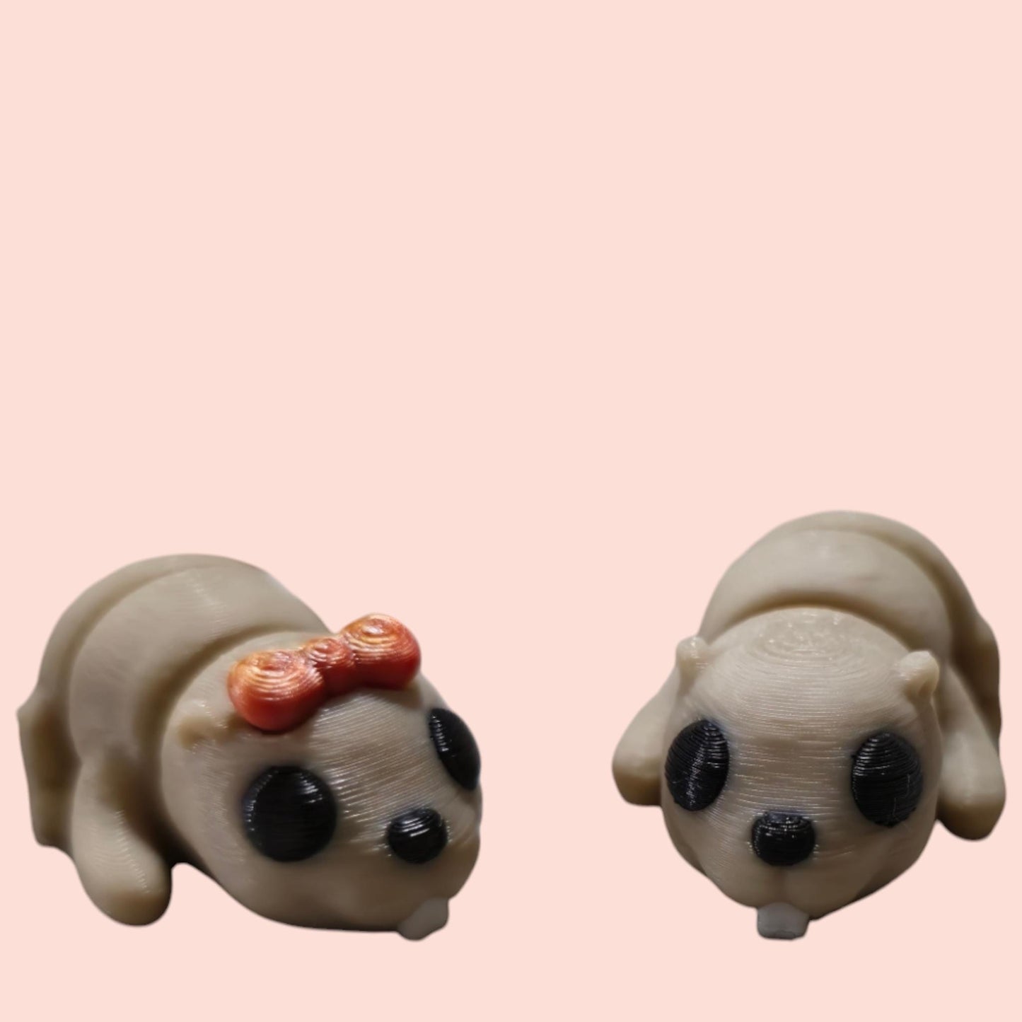 Articulated Fidget Beavers – 3D Printed Sensory Toy Pair – Cute Calming Gift for All Ages