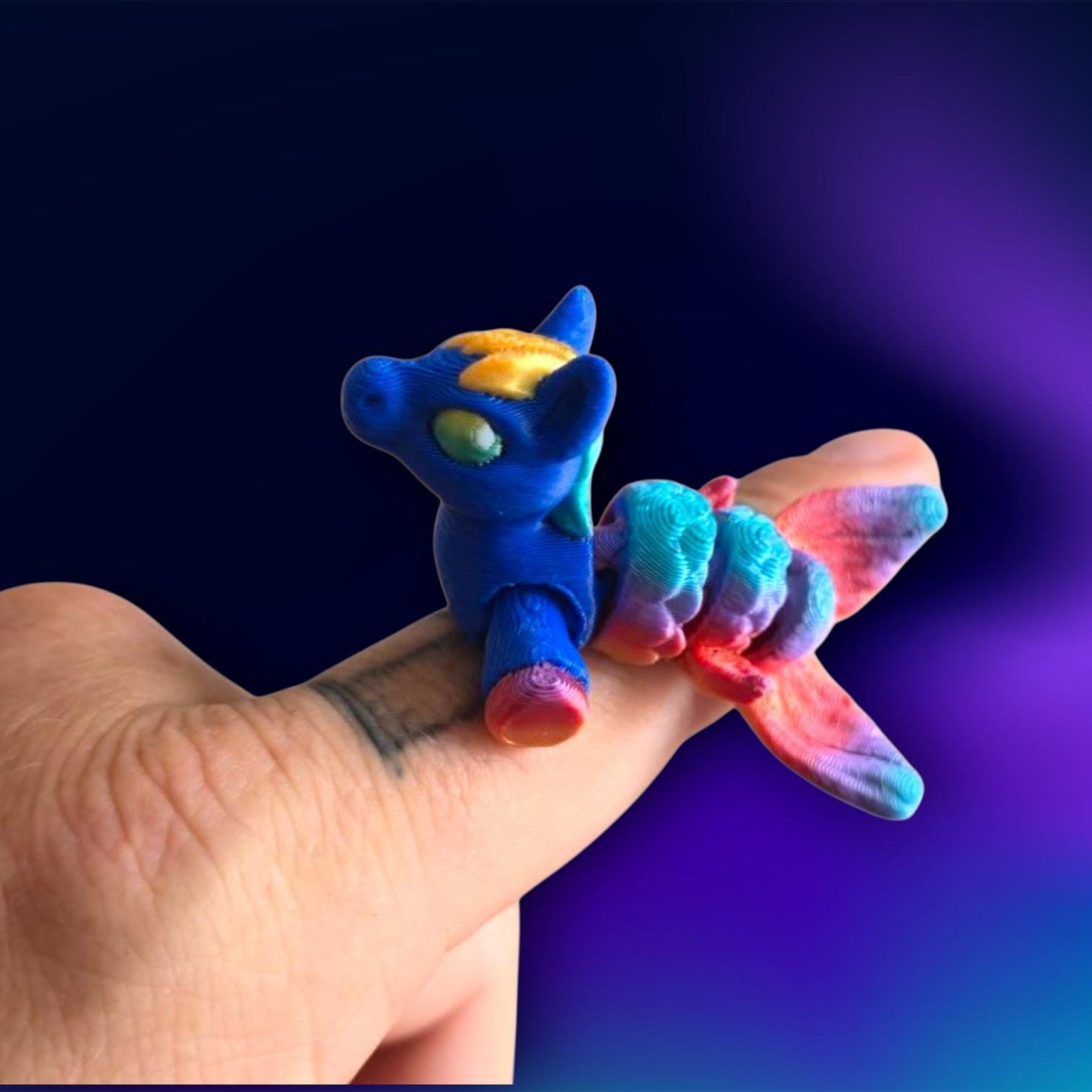 Hippocampus Hatchling Collection – 3D Printed Baby Sea Dragon Figurines – Mythical Ocean Creatures – Fantasy Gift for Collectors & Decor