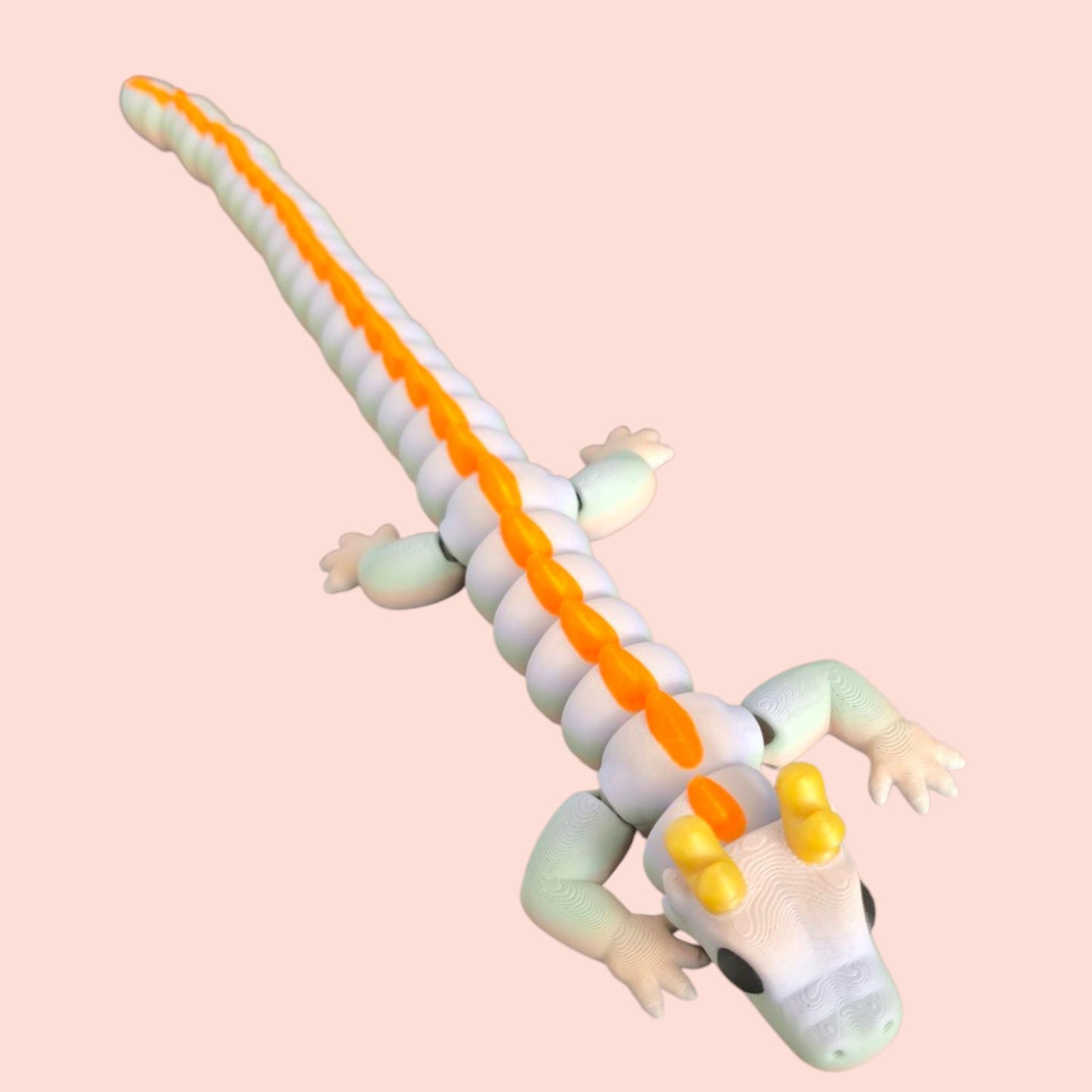 Qinglong Baby Dragon – 13" Poseable 3D Printed Dragon Toy | Articulated Collectible Figurine & Sensory Fidget Gift