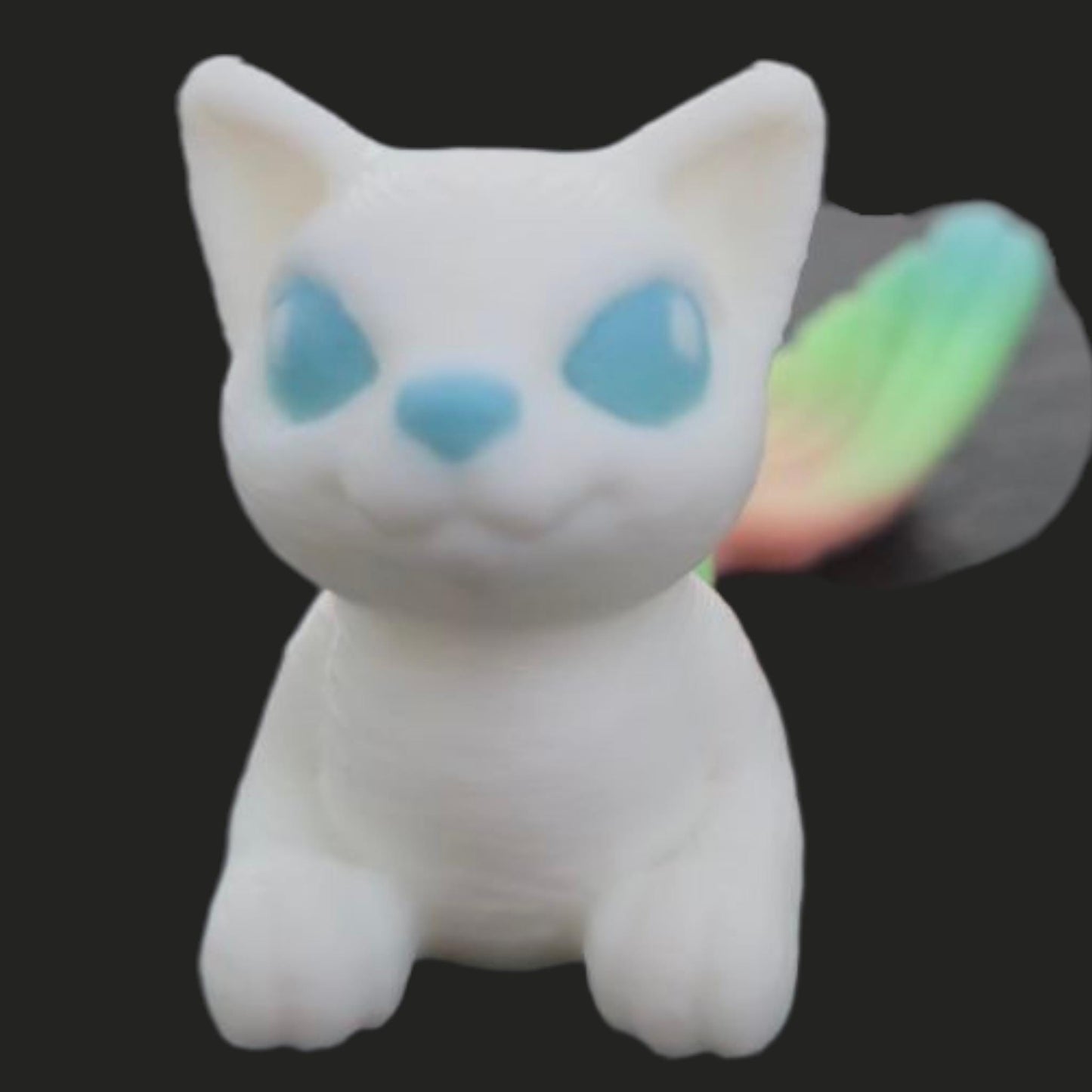 Articulated purmaid Hatchling – Flexible Baby half cat half mermaid Toy – Fantasy Creature Gift – Poseable Fidget Toy – Sensory.