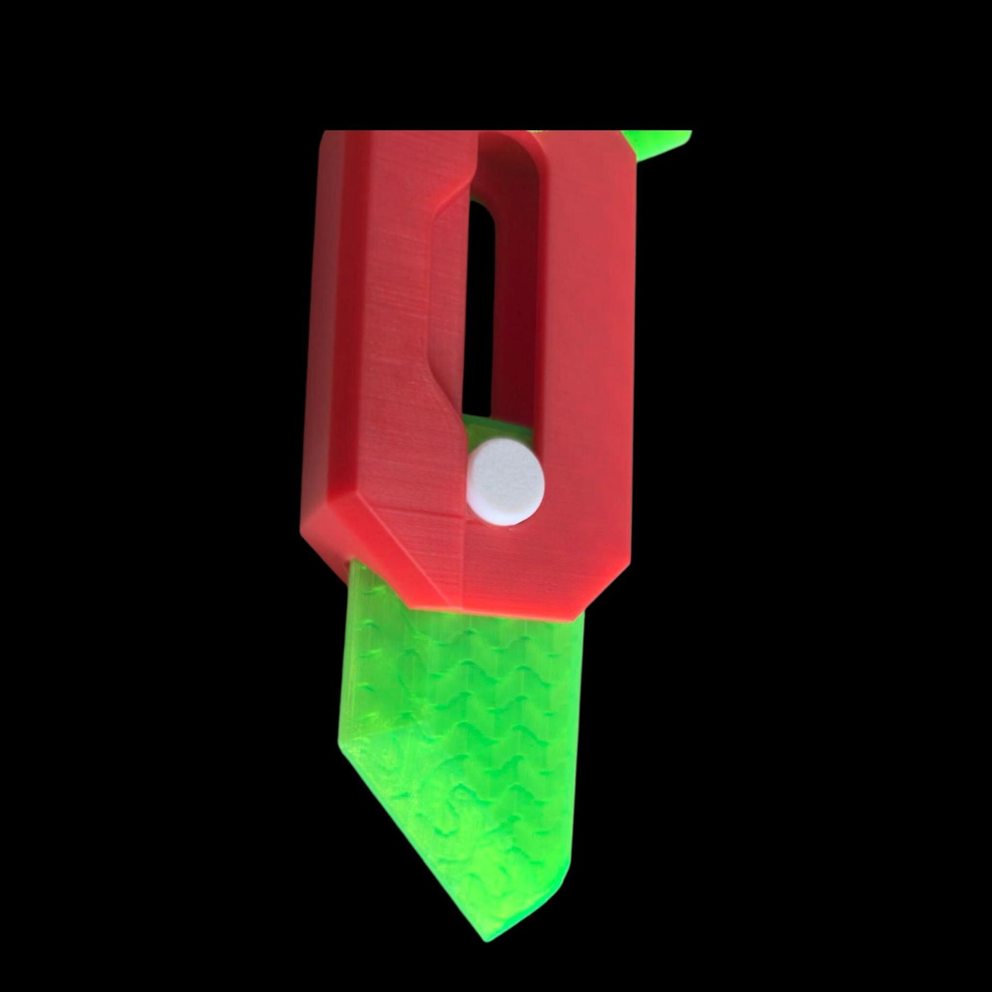 3D Printed Gravity Knife Fidget – Flip & Click Toy for Stress Relief | Safe EDC Fidget for Adults & Teens