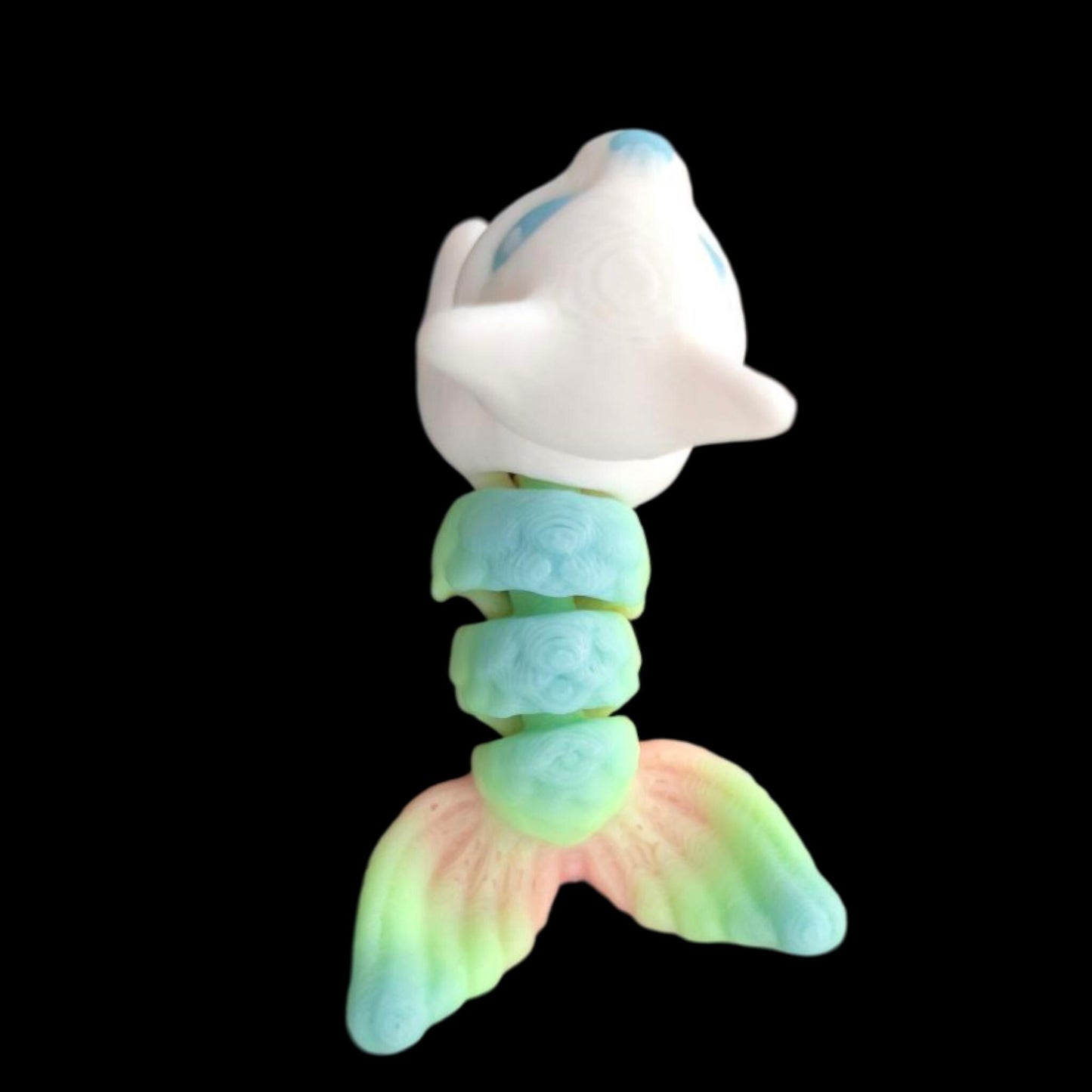 Articulated purmaid Hatchling – Flexible Baby half cat half mermaid Toy – Fantasy Creature Gift – Poseable Fidget Toy – Sensory.