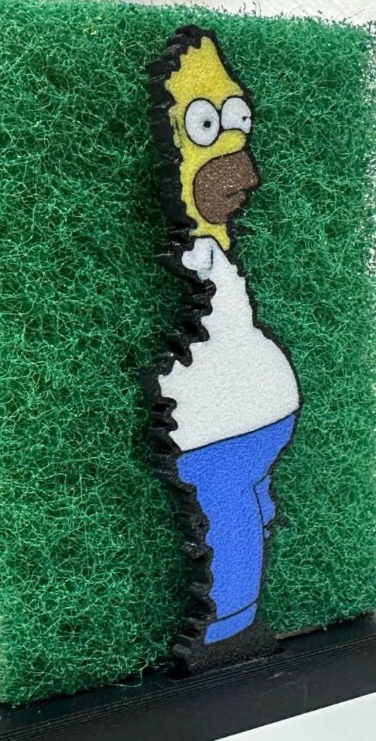 Homer Sponge Holder – 3D Printed Funny Kitchen Sink Accessory – Eco-Friendly Gift for Cartoon Fans