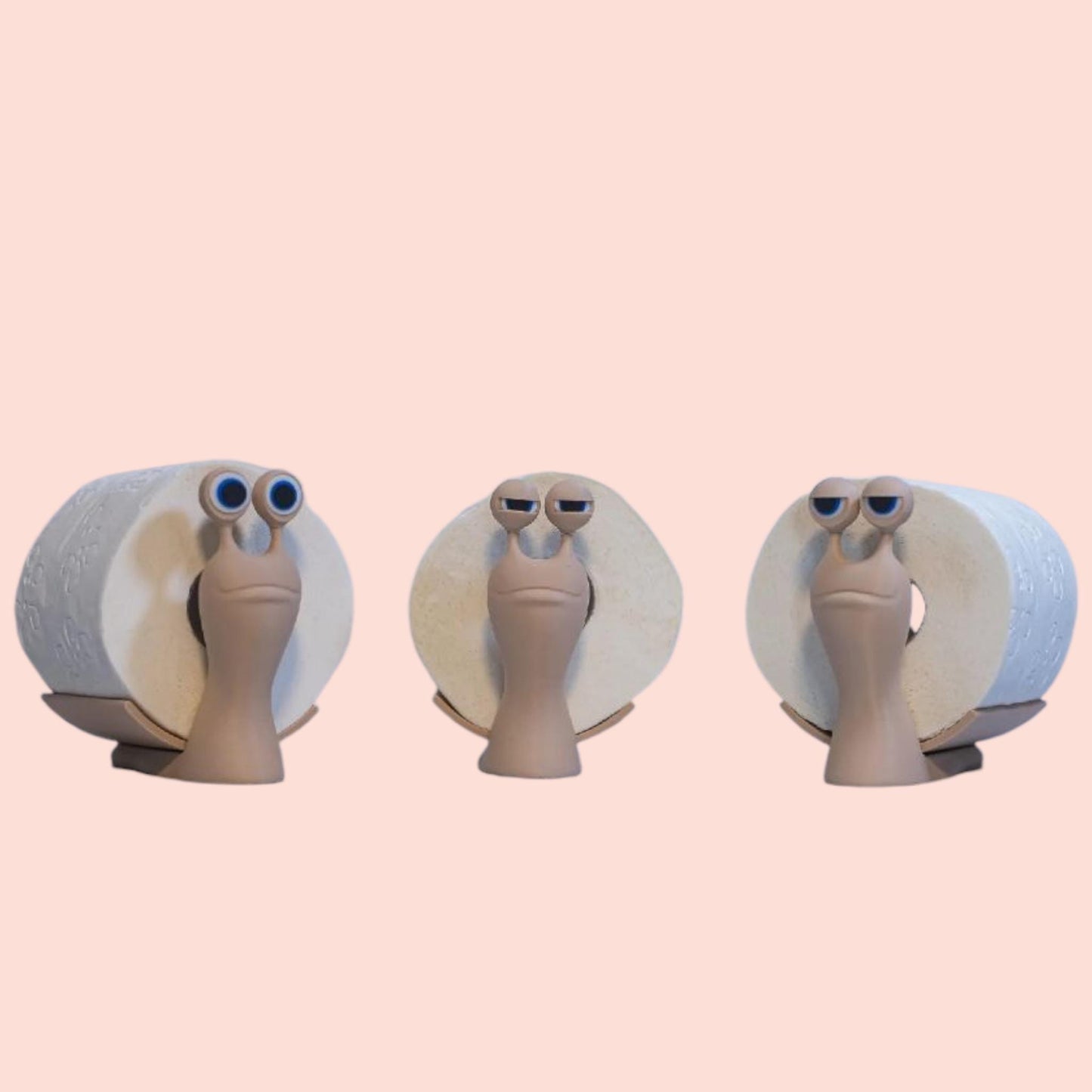 Silly Slug Toilet Roll Holder – Quirky 3D Printed Bathroom Buddy