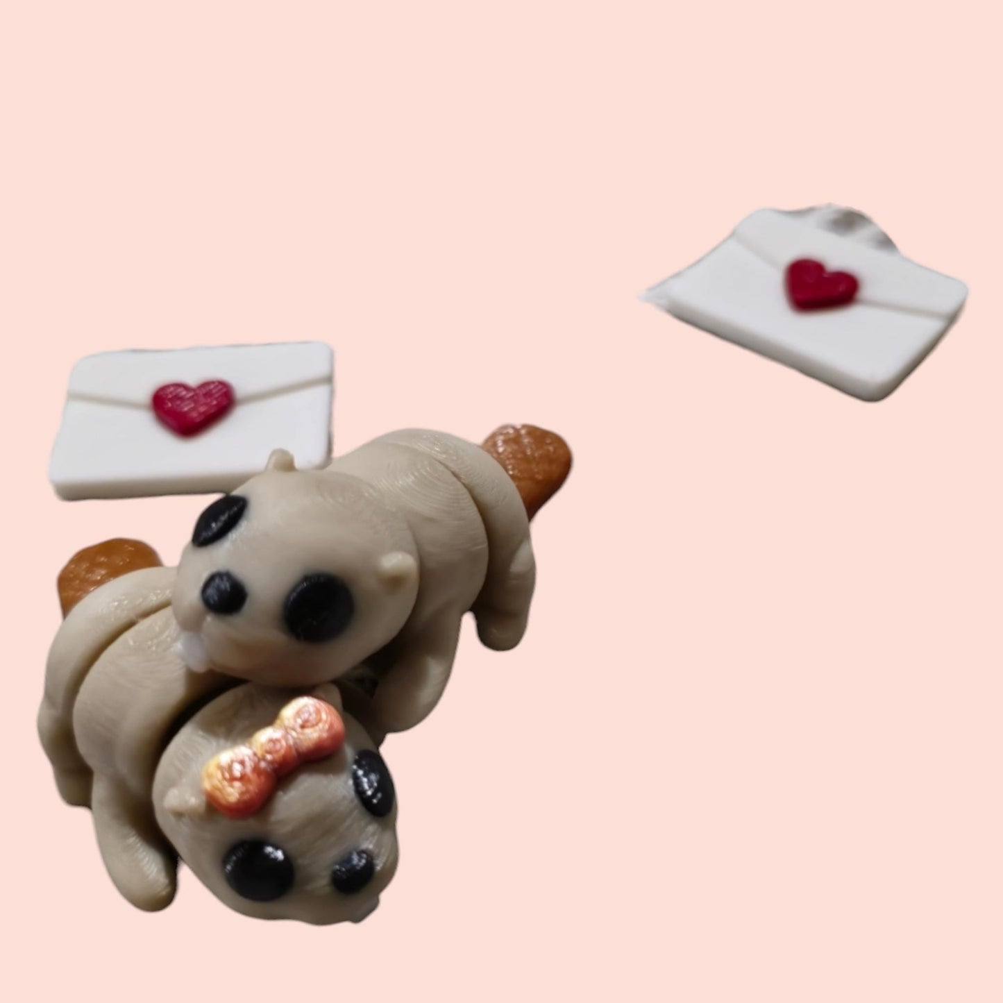 Articulated Fidget Beavers – 3D Printed Sensory Toy Pair – Cute Calming Gift for All Ages
