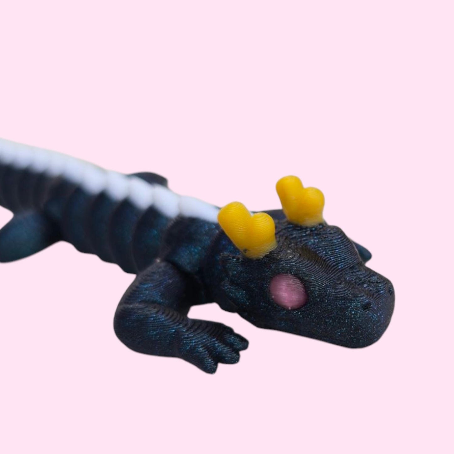 Qinglong Baby Dragon – 7" Poseable 3D Printed Dragon Toy | Articulated Collectible Figurine & Sensory Fidget Gift