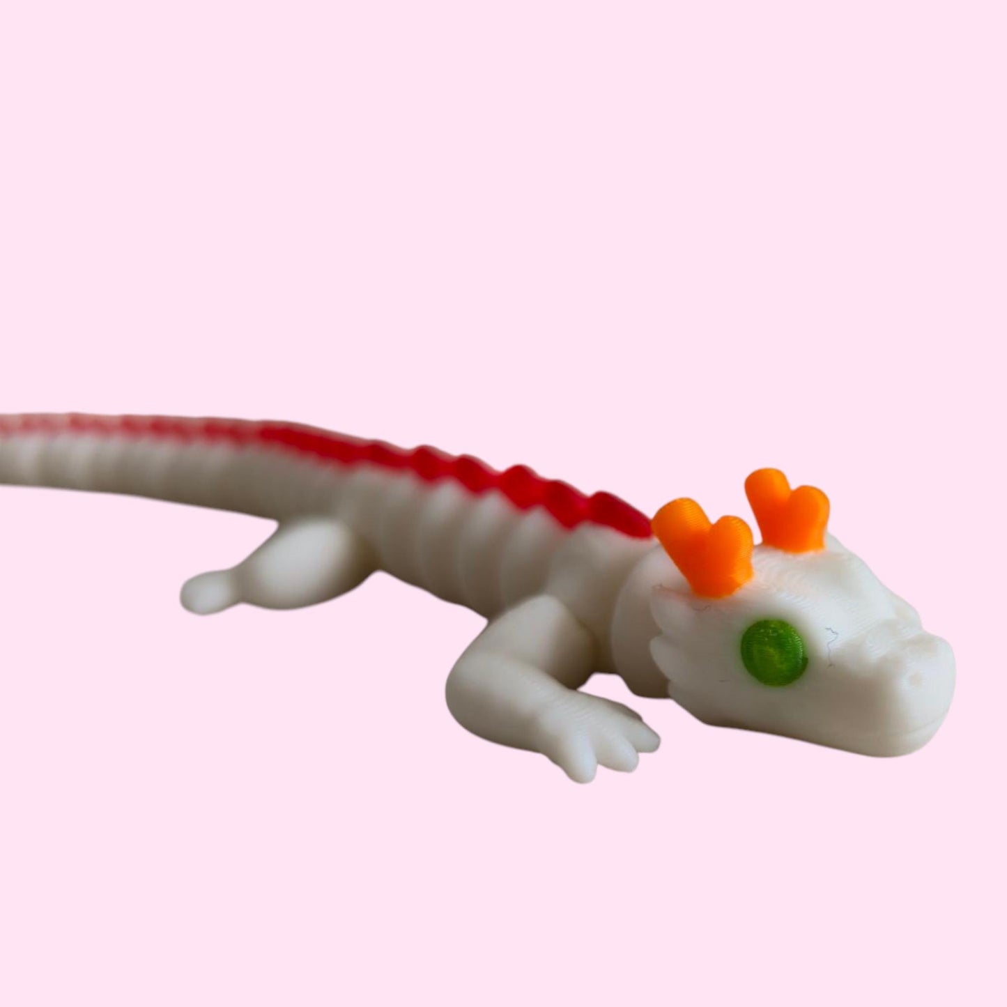 Qinglong Baby Dragon – 7" Poseable 3D Printed Dragon Toy | Articulated Collectible Figurine & Sensory Fidget Gift