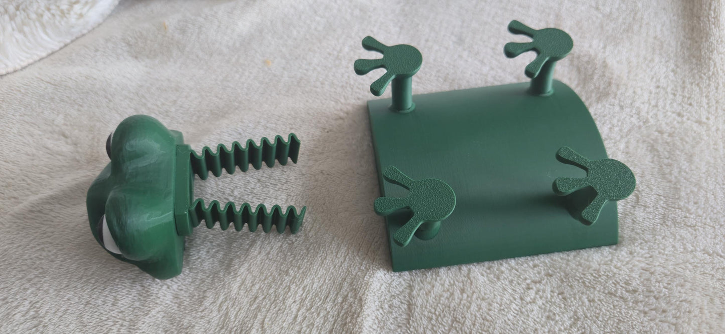 Chunky Frog Toilet Roll Holder – Quirky 3D Printed Bathroom Decor