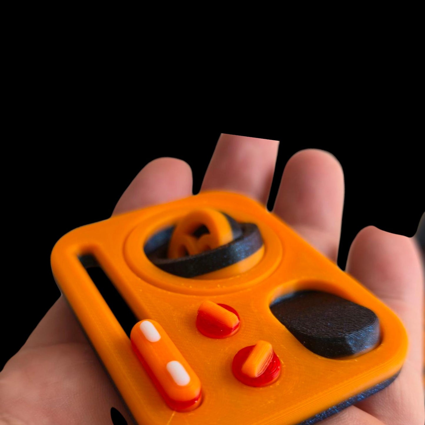 The Chaos Fidget – Spinning, Sliding, Clicking Desk Toy | Multi-Action Fidget for Anxiety & Focus