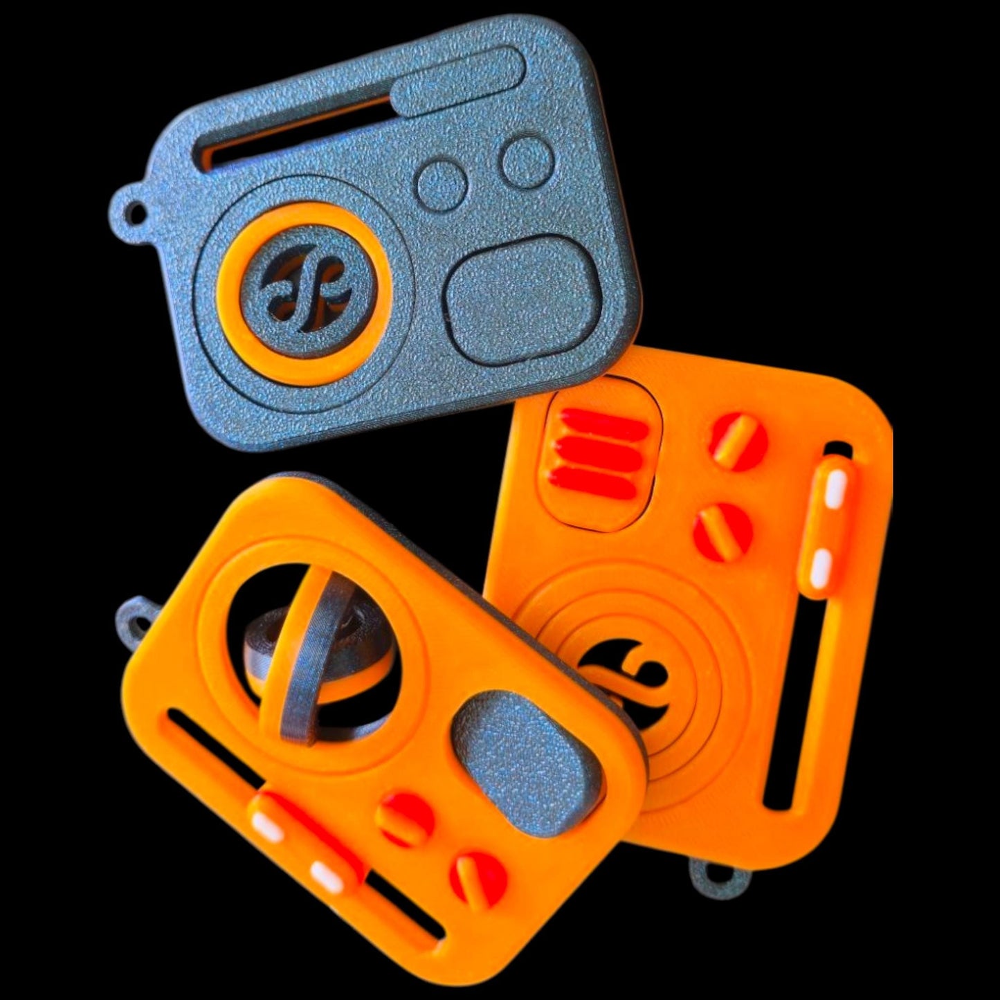 The Chaos Fidget – Spinning, Sliding, Clicking Desk Toy | Multi-Action Fidget for Anxiety & Focus