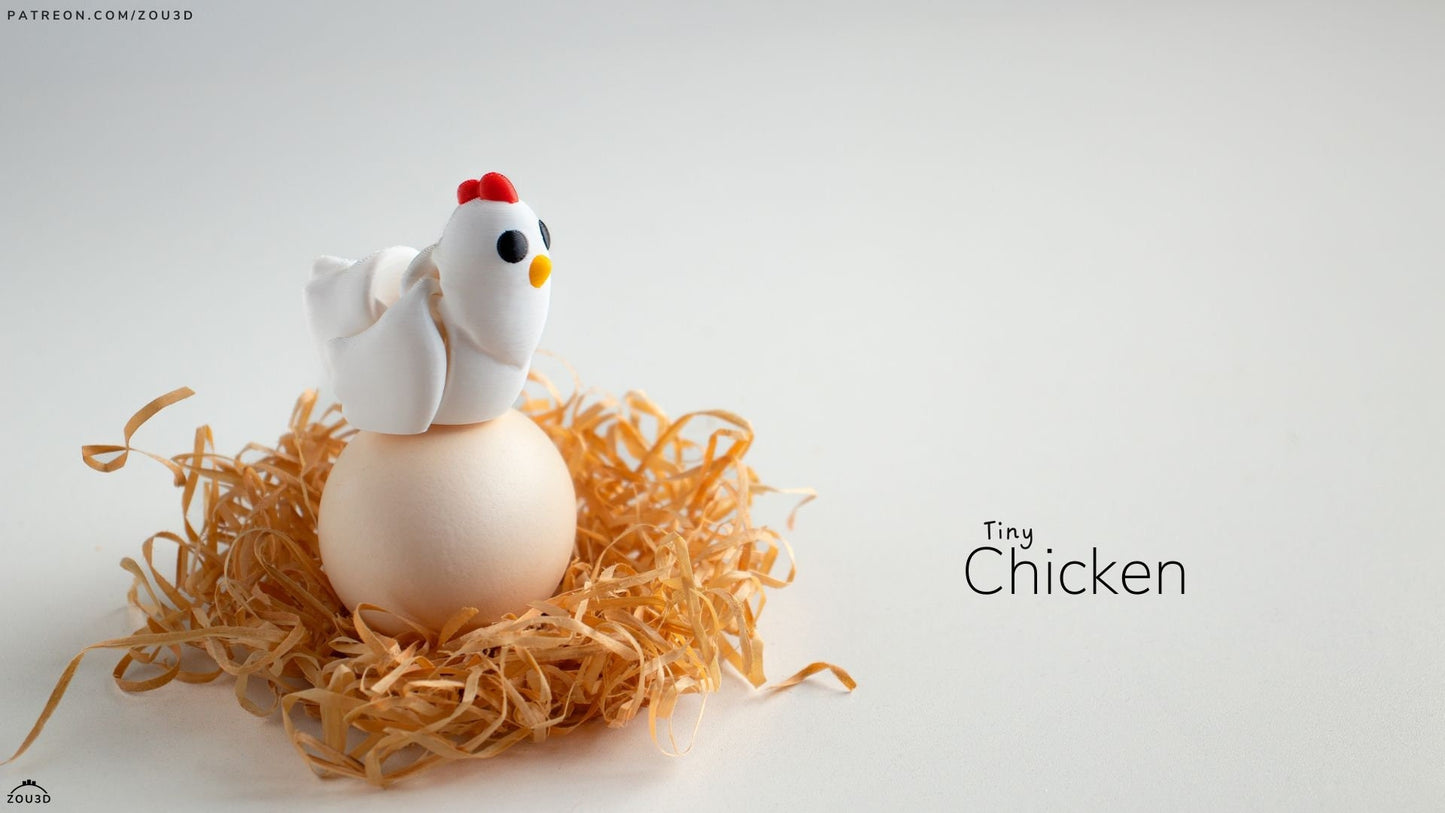Articulated Micro Animals – Cute Sensory Fidget Friends – 3D Printed Mini Stress Relief Toys