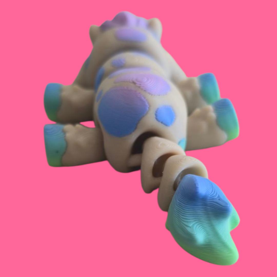 Flexi Cow – 3D Printed Poseable Cow Toy – Articulated Farm Animal – Fidget Desk Buddy – Cute Gift for Cow Lovers