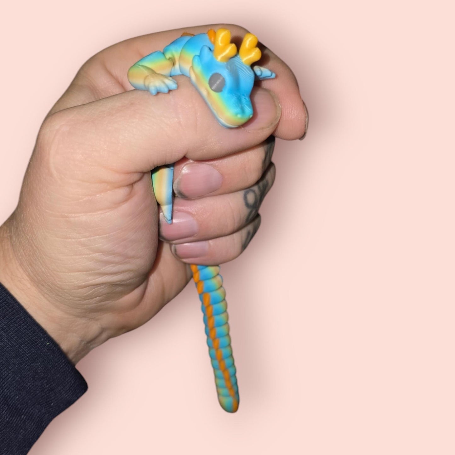 Qinglong Medium Baby Dragon – 9" Fun Articulated Sensory Buddy