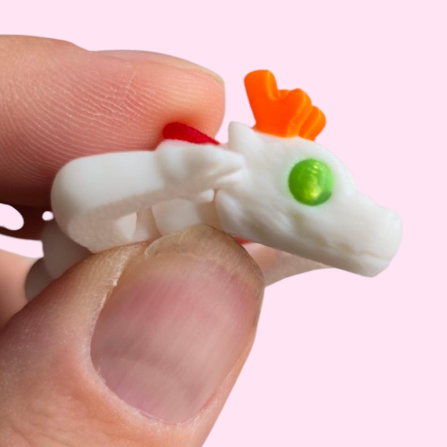 Qinglong Baby Dragon – 7" Poseable 3D Printed Dragon Toy | Articulated Collectible Figurine & Sensory Fidget Gift
