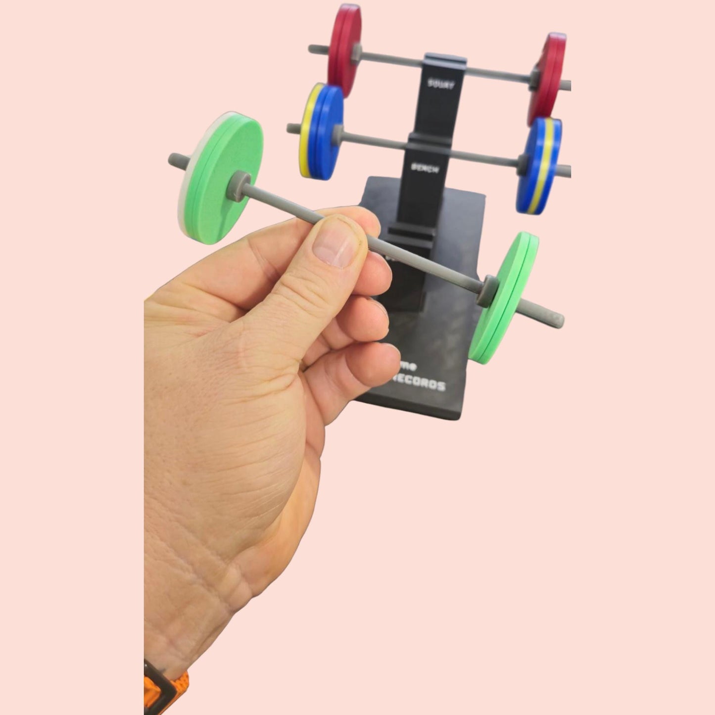customizable 3D Printed PR Tracker for CrossFit & Powerlifting – Track Personal Records up to 470kg