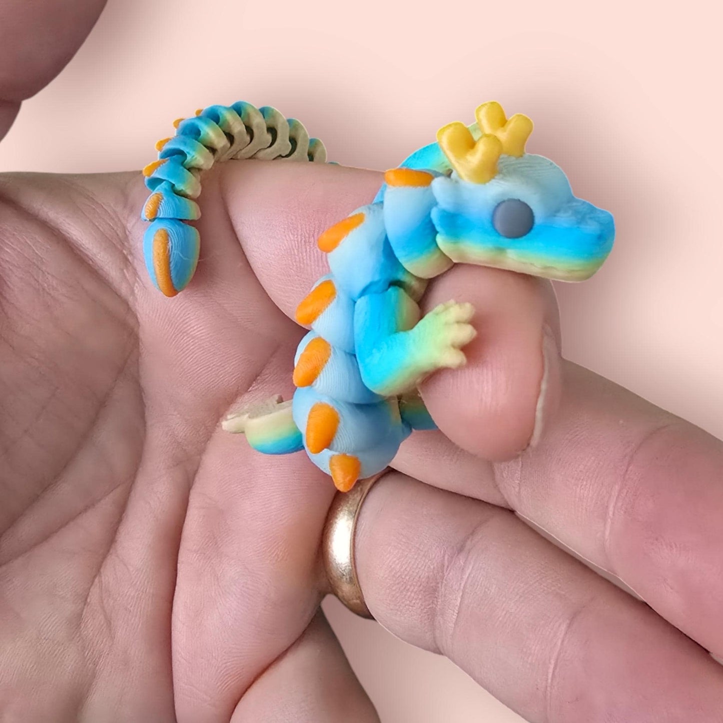 Qinglong Medium Baby Dragon – 9" Fun Articulated Sensory Buddy