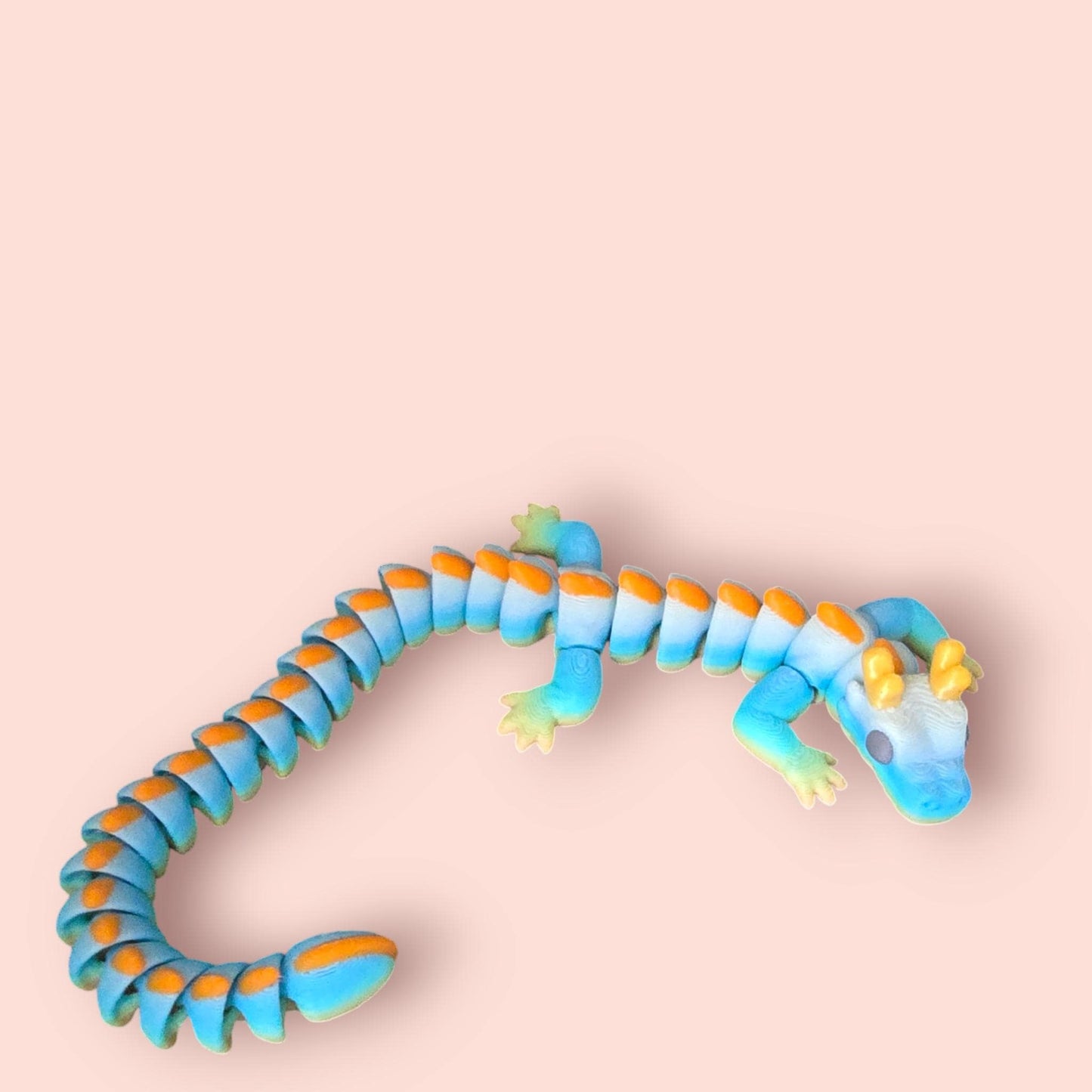 Qinglong Dragon – Matte multi colour 7" Poseable Dragon Toy | Articulated Sensory Fidget Gift