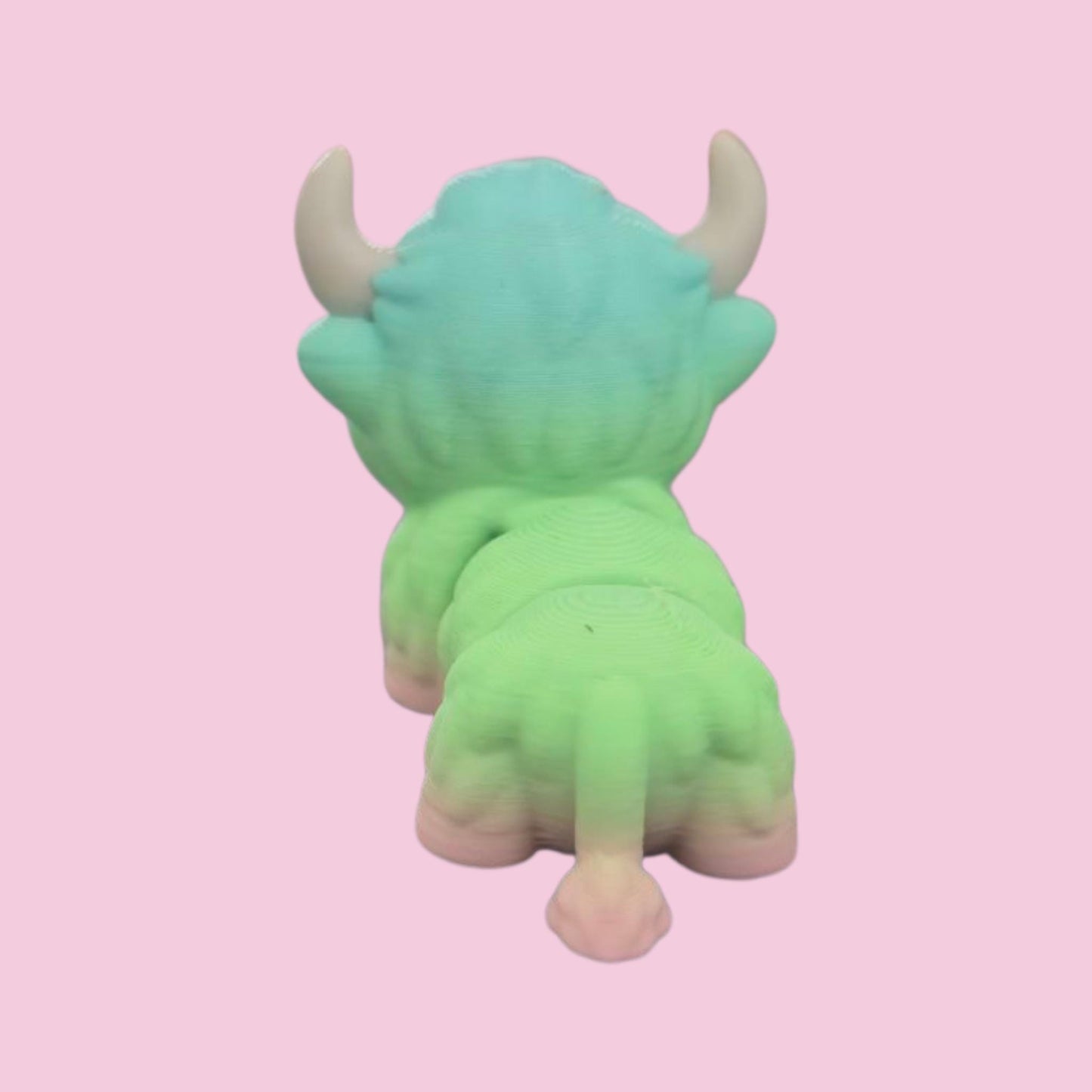 Articulated Highland Cow – 3D Printed Poseable Fidget Desk Toy for Cow Lovers