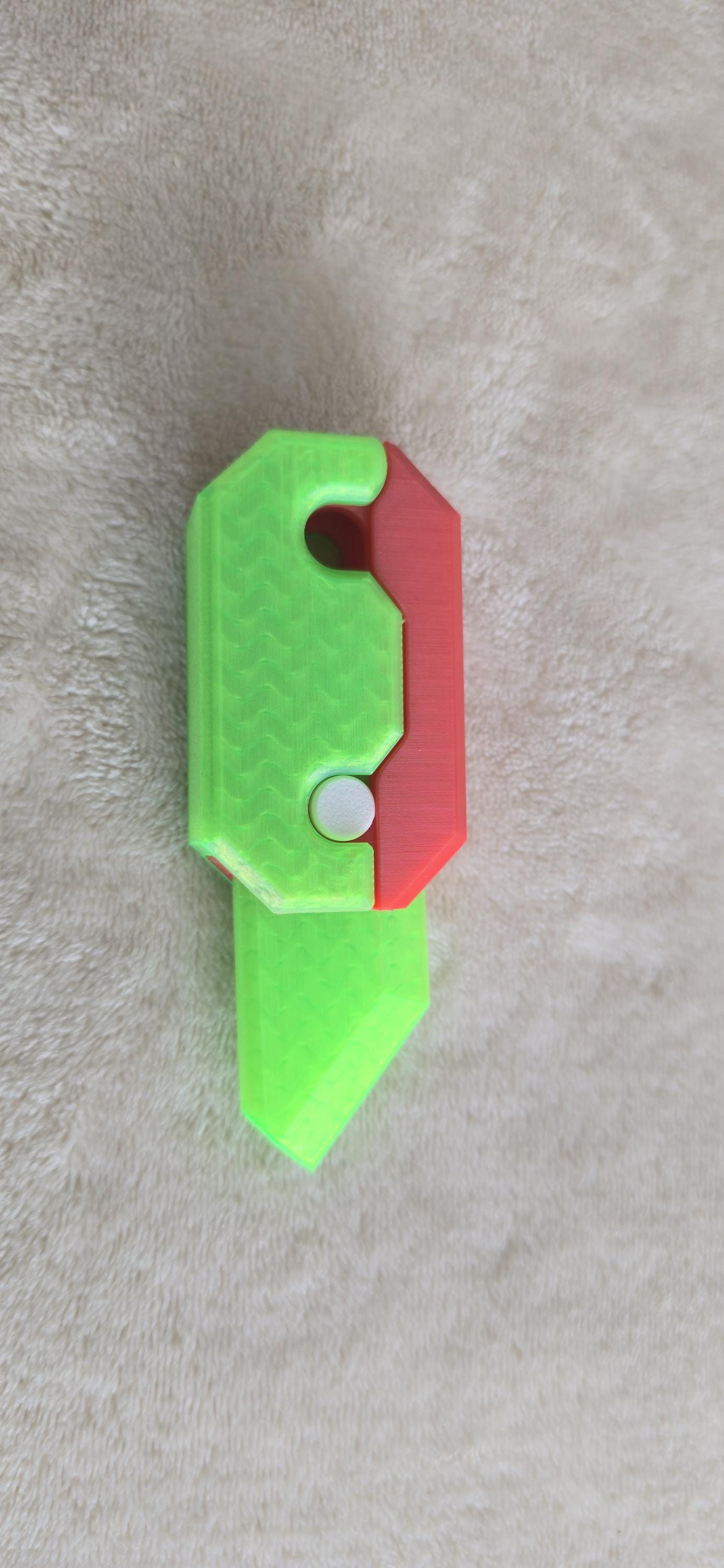 3D Printed Gravity Knife Fidget – Flip & Click Toy for Stress Relief | Safe EDC Fidget for Adults & Teens