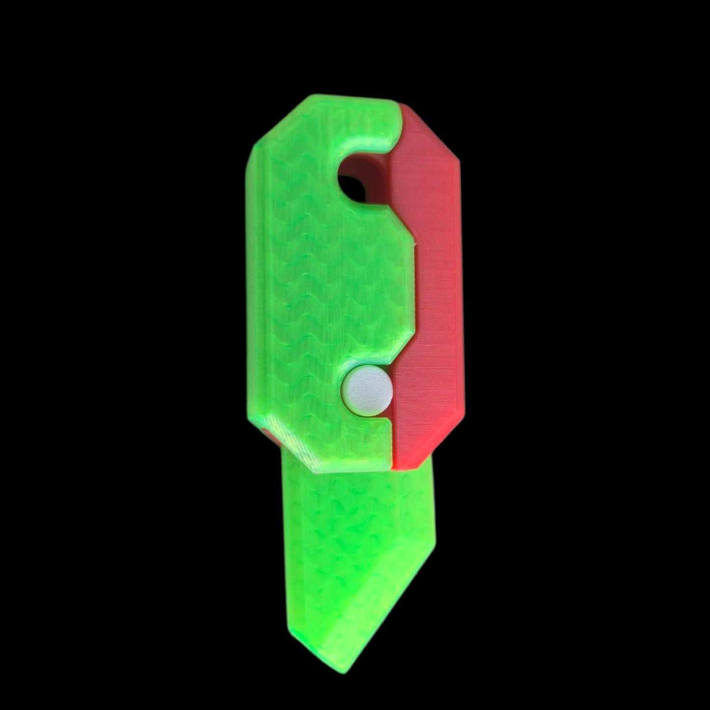 3D Printed Gravity Knife Fidget – Flip & Click Toy for Stress Relief | Safe EDC Fidget for Adults & Teens