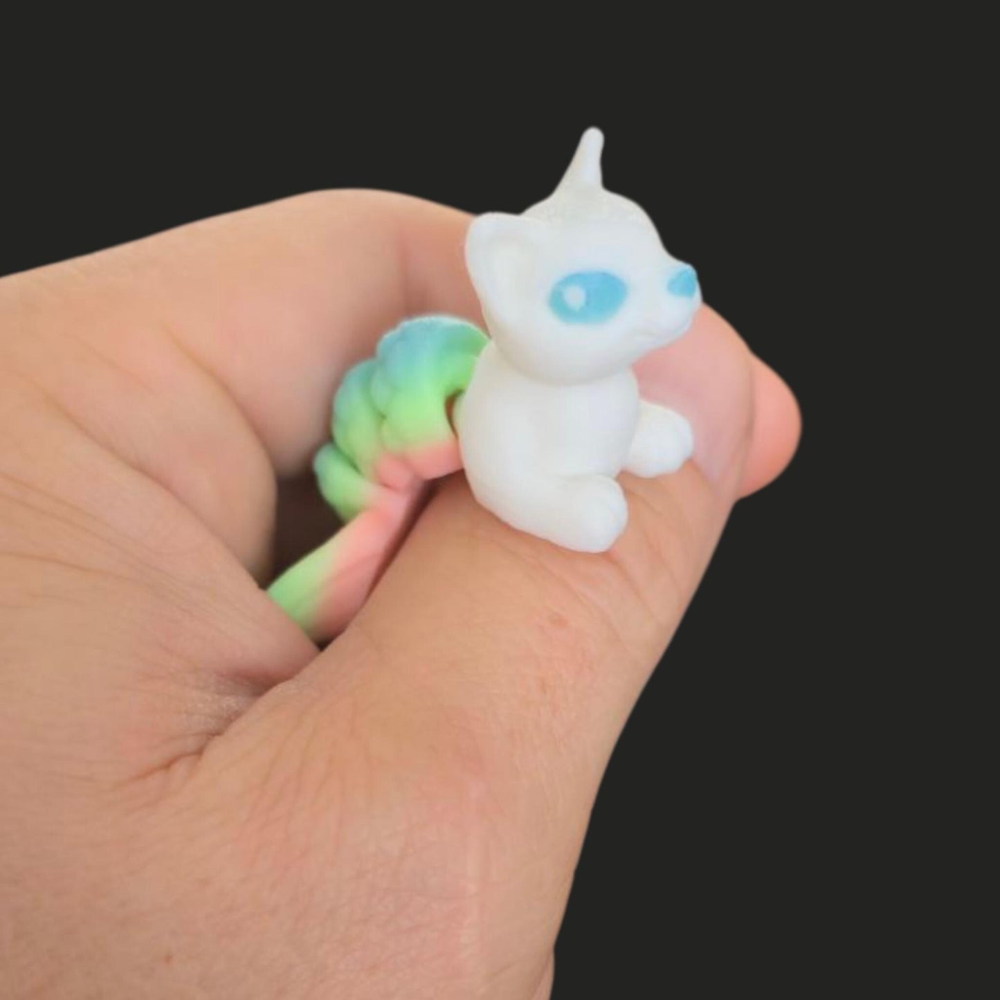 Articulated purmaid Hatchling – Flexible Baby half cat half mermaid Toy – Fantasy Creature Gift – Poseable Fidget Toy – Sensory.