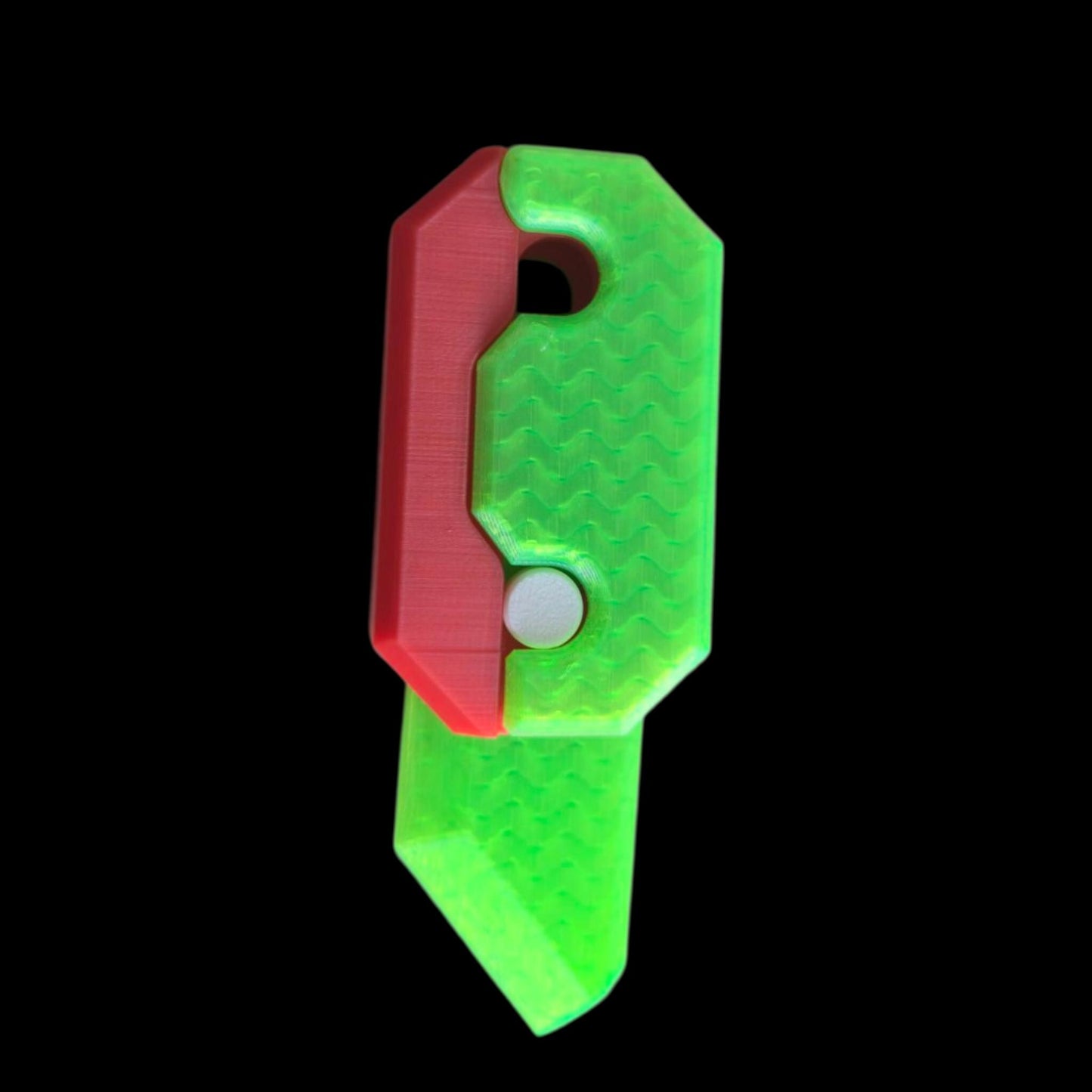 3D Printed Gravity Knife Fidget – Flip & Click Toy for Stress Relief | Safe EDC Fidget for Adults & Teens