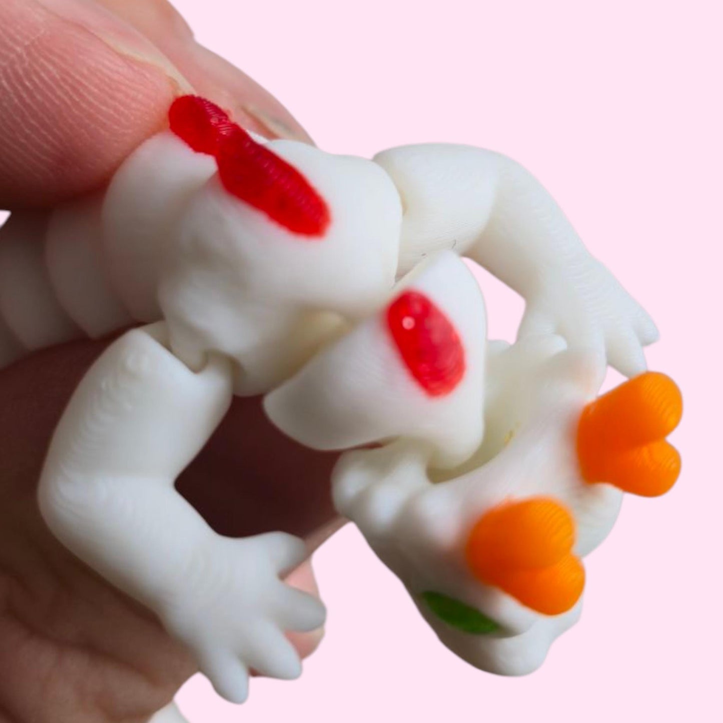Qinglong Baby Dragon – 7" Poseable 3D Printed Dragon Toy | Articulated Collectible Figurine & Sensory Fidget Gift