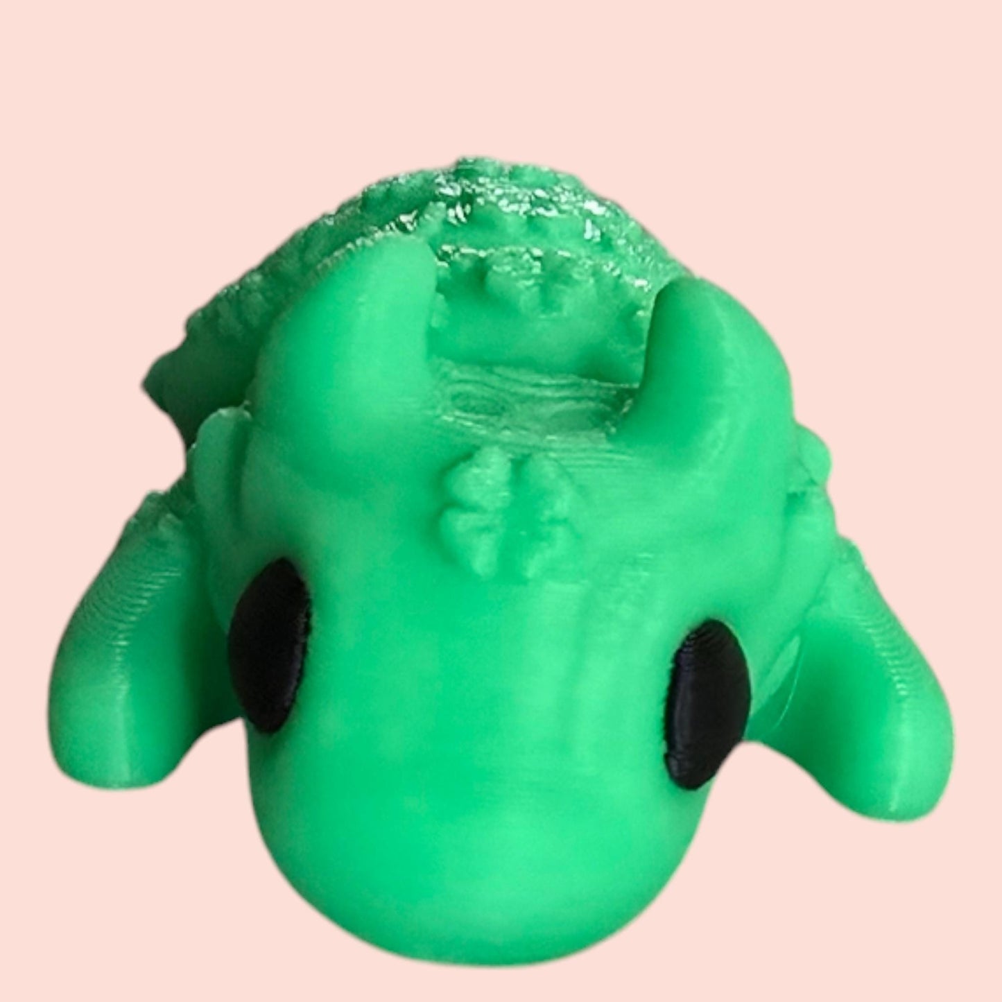 3D printed Sensory Lucky Dragon & Cupcake Container Combo  Mamal Desk Toy and Home Decor