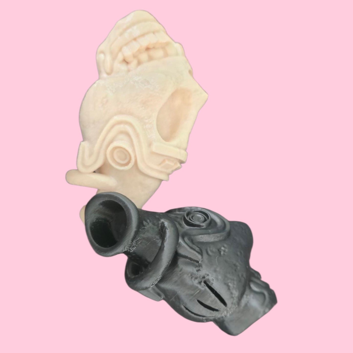 Aztec Death Whistle – Loud Screaming Sound | Handcrafted Tribal Wind Instrument | Ancient Mesoamerican Replica | Unique Gift or Decor,