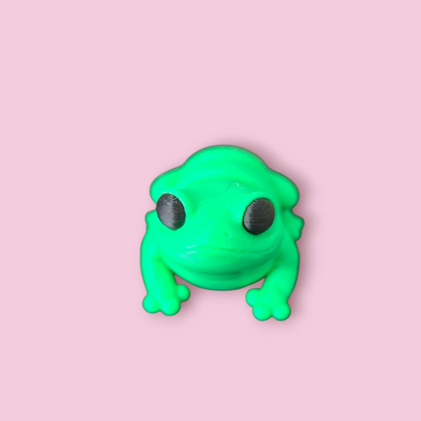 BullFrog β Articulated Fidget Animal  β Cute Desk Pet Decor β Poseable Frog Gift