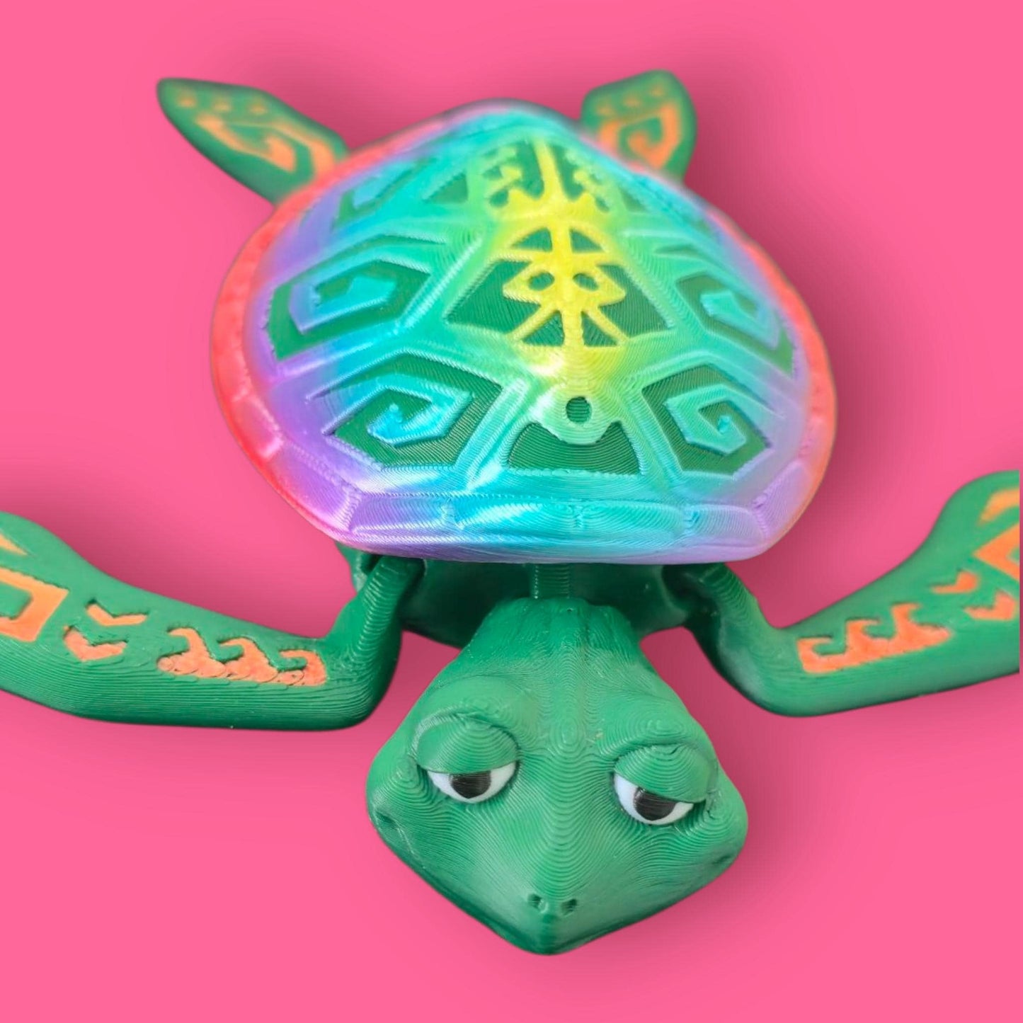 Articulated Sea Turtle Fidget β 3D Printed Sensory Ocean Animal for Stress Relief & Focus