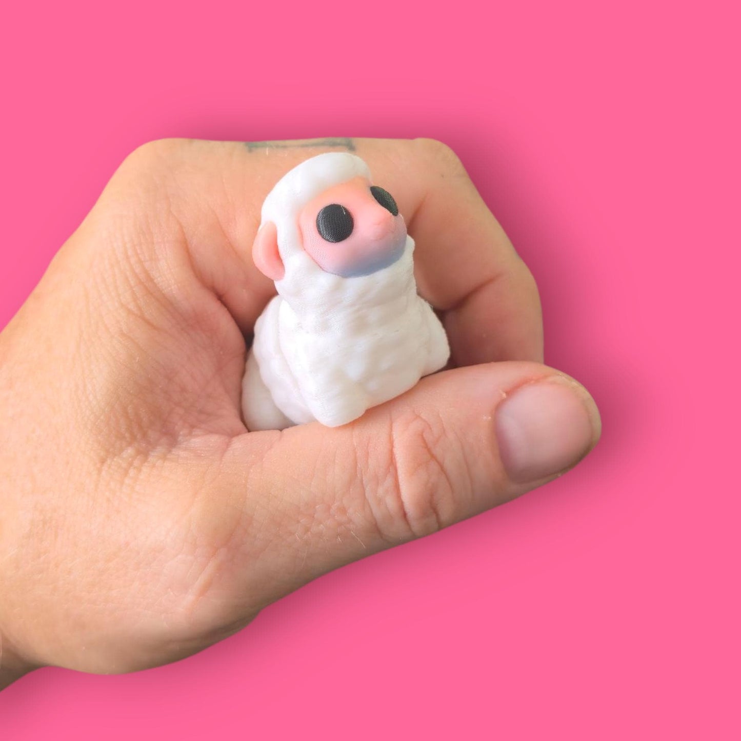 Articulated Sheep Fidget Toy ā 3D Printed Sensory Animal for Stress Relief & Focus, Cute Desk Toy