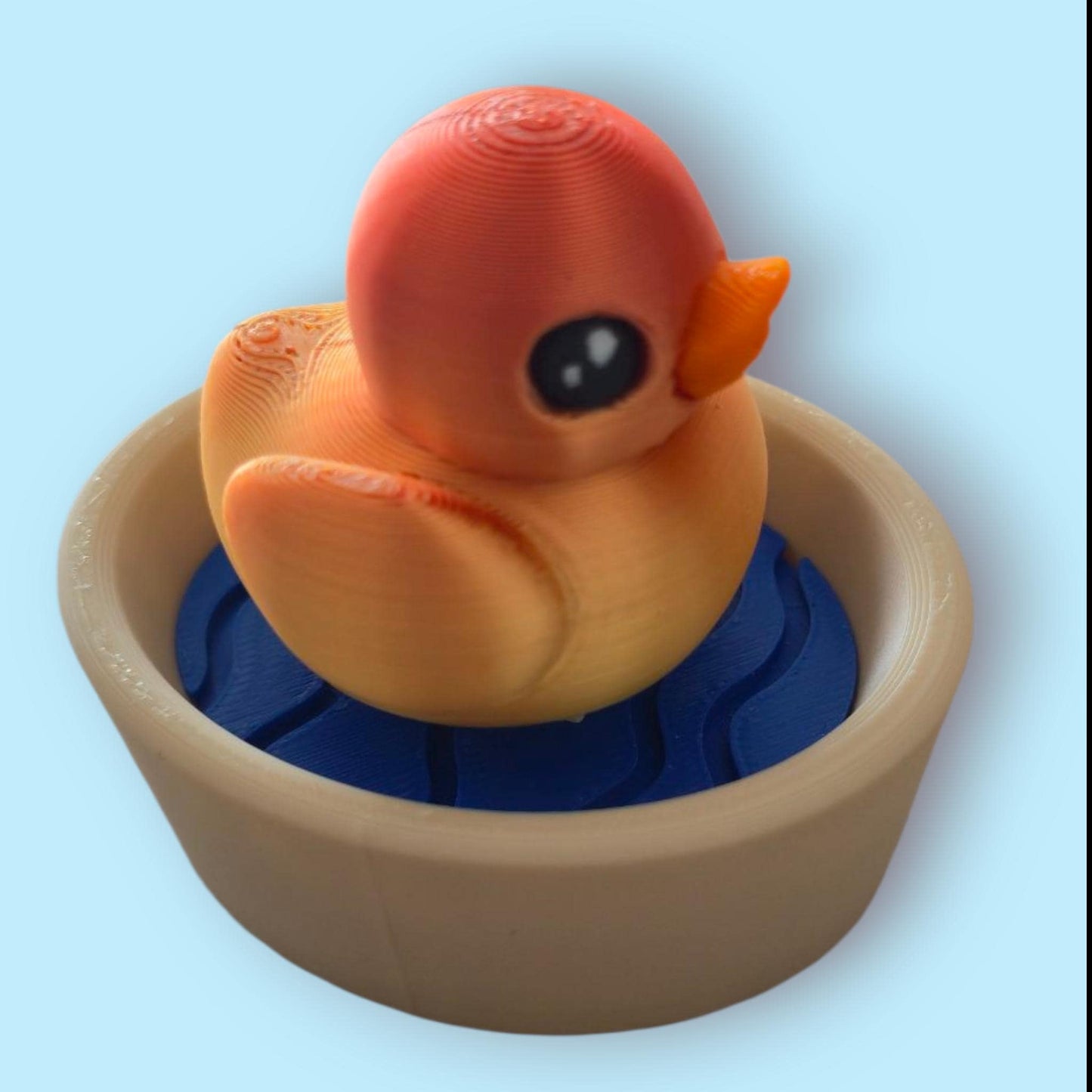 Duck in Pond Fidget Clicker –Sensory – ADHD/Anxiety Relief – Tactile Stim – Quirky Desk Pet –Relief Duck