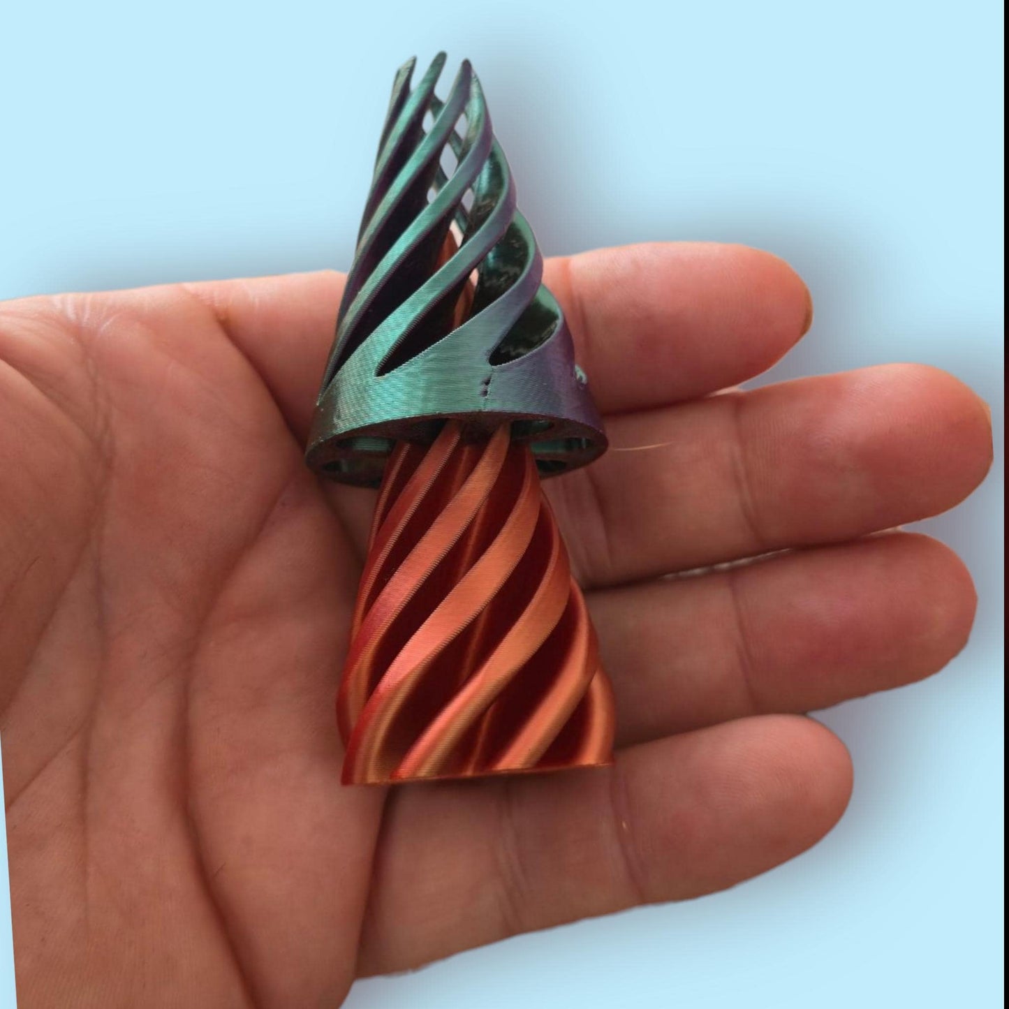 Impossible Pass-Through Fidget Cone – 3D Printed Illusion Toy – ADHD Sensory Stim – Optical Illusion Desk Toy – PLA Fidget for Focus
