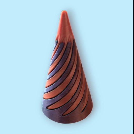 Impossible Pass-Through Fidget Cone – 3D Printed Illusion Toy – ADHD Sensory Stim – Optical Illusion Desk Toy – PLA Fidget for Focus