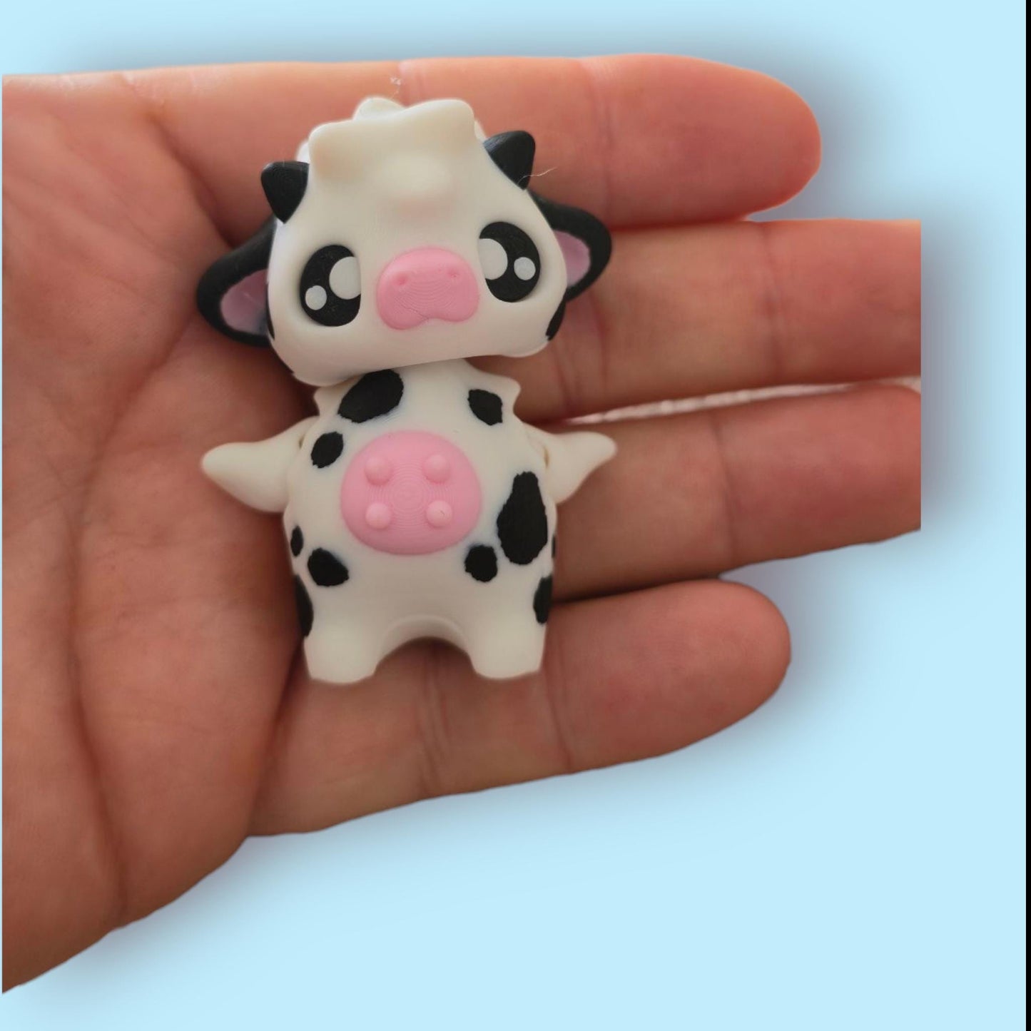 Articulated Cow Fidget  β 3D Printed Sensory Aid β ADHD Stress Relief β Cute PLA Desk Pet β Moo-ving Fidget for Tactile Fun