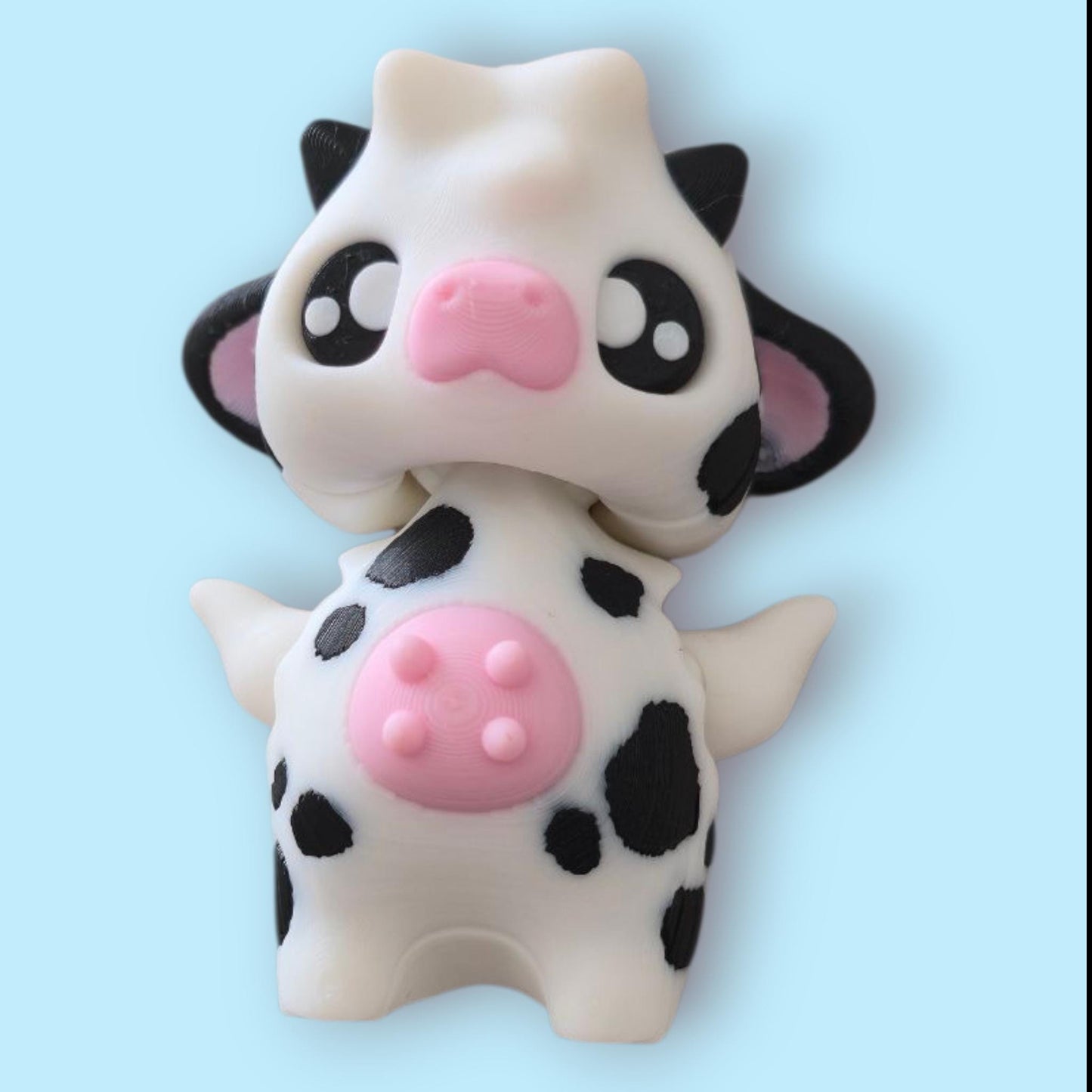Articulated Cow Fidget  β 3D Printed Sensory Aid β ADHD Stress Relief β Cute PLA Desk Pet β Moo-ving Fidget for Tactile Fun
