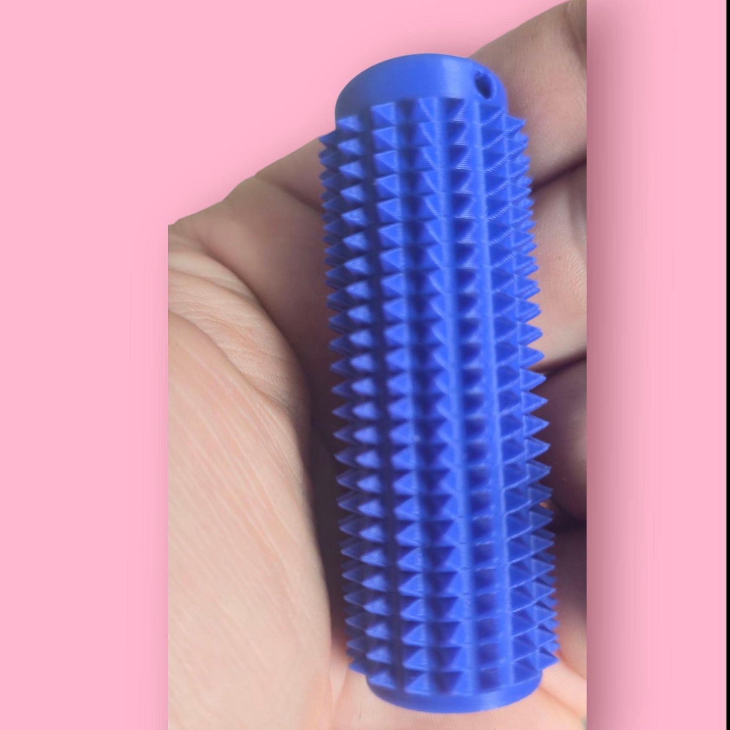Pain Stim Roller – Deep Sensory Fidget Roller – Stim Toy – Grounding Tool for ADHD/Anxiety – Textured PLA Roller – coliflour ear aid.