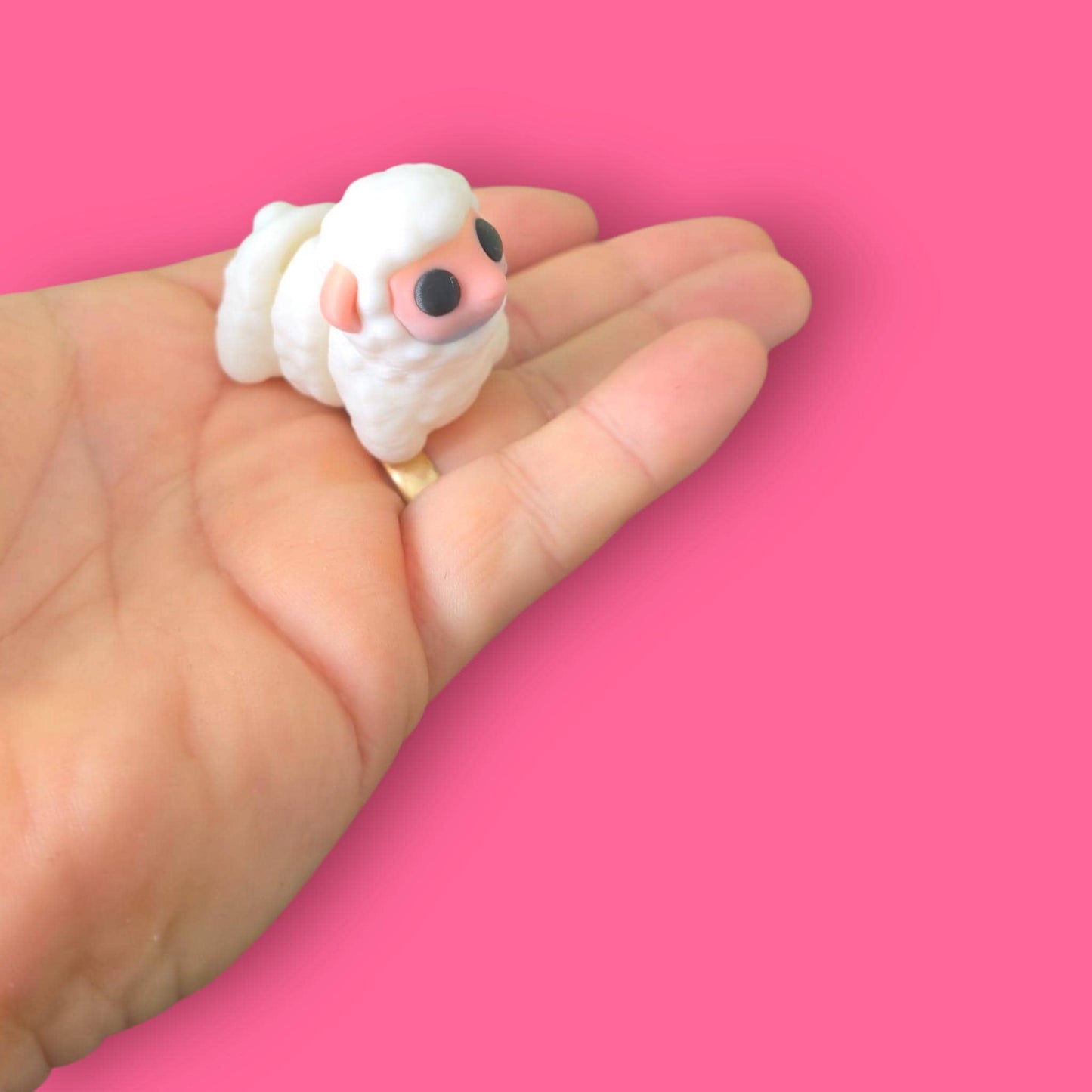 Articulated Sheep Fidget Toy ā 3D Printed Sensory Animal for Stress Relief & Focus, Cute Desk Toy