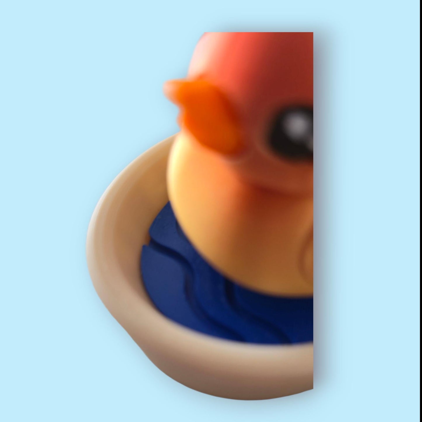 Duck in Pond Fidget Clicker –Sensory – ADHD/Anxiety Relief – Tactile Stim – Quirky Desk Pet –Relief Duck
