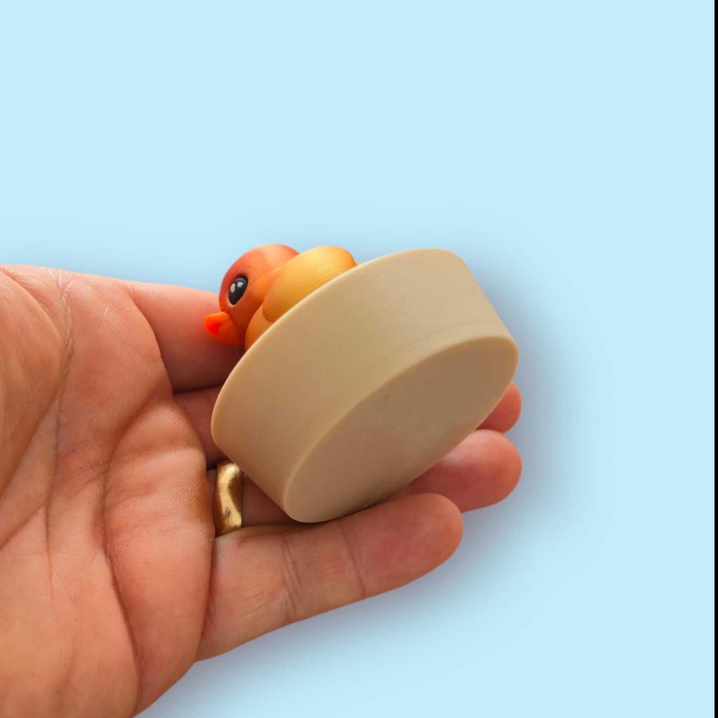Duck in Pond Fidget Clicker –Sensory – ADHD/Anxiety Relief – Tactile Stim – Quirky Desk Pet –Relief Duck