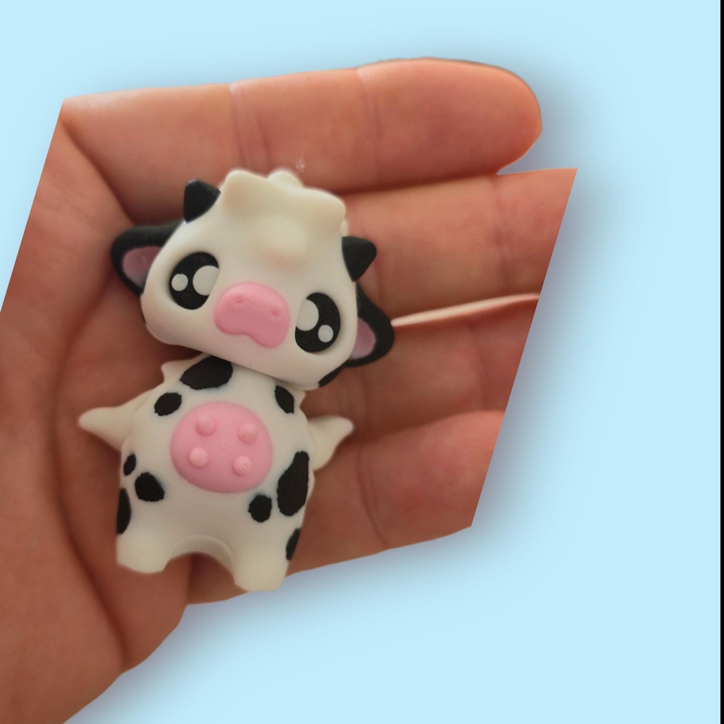 Articulated Cow Fidget  β 3D Printed Sensory Aid β ADHD Stress Relief β Cute PLA Desk Pet β Moo-ving Fidget for Tactile Fun