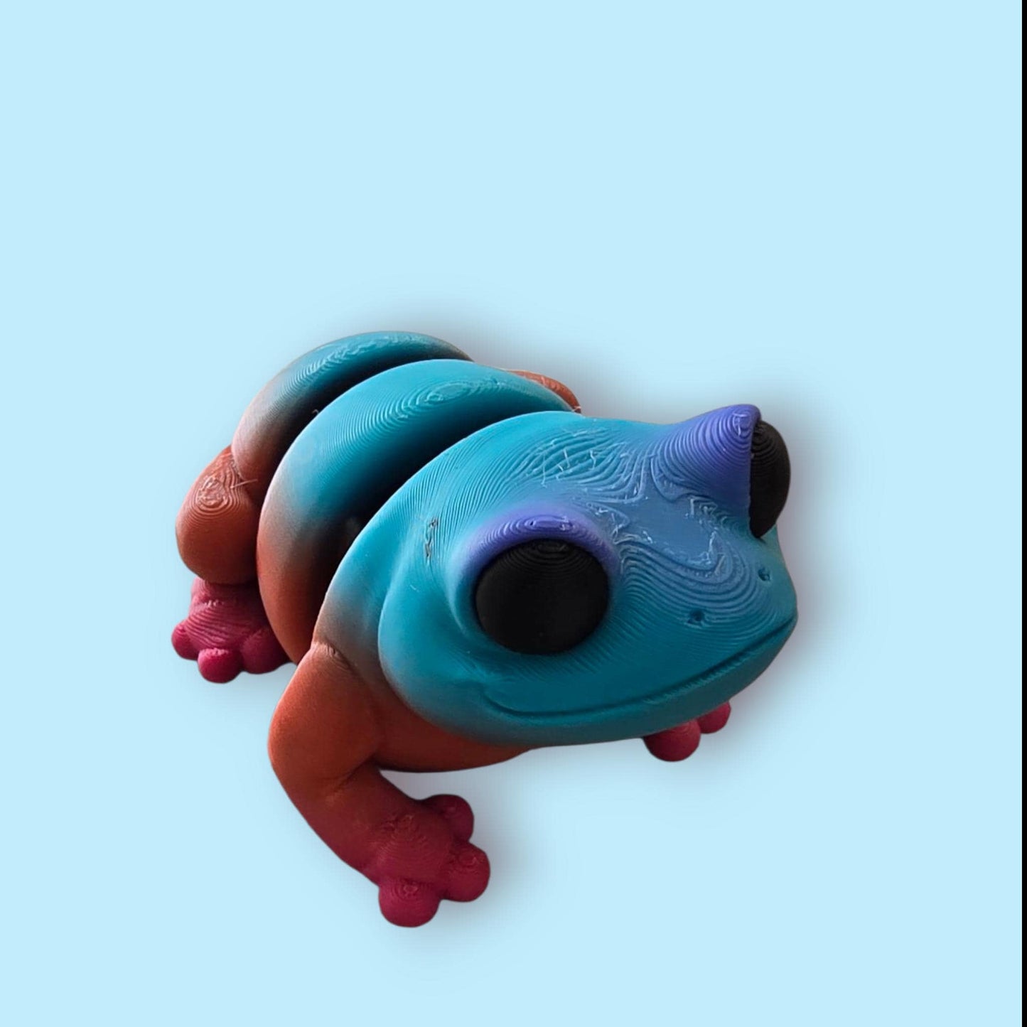 XL BullFrog β Articulated Fidget Animal Toy β Cute Desk Pet Decor β Poseable Frog Gift