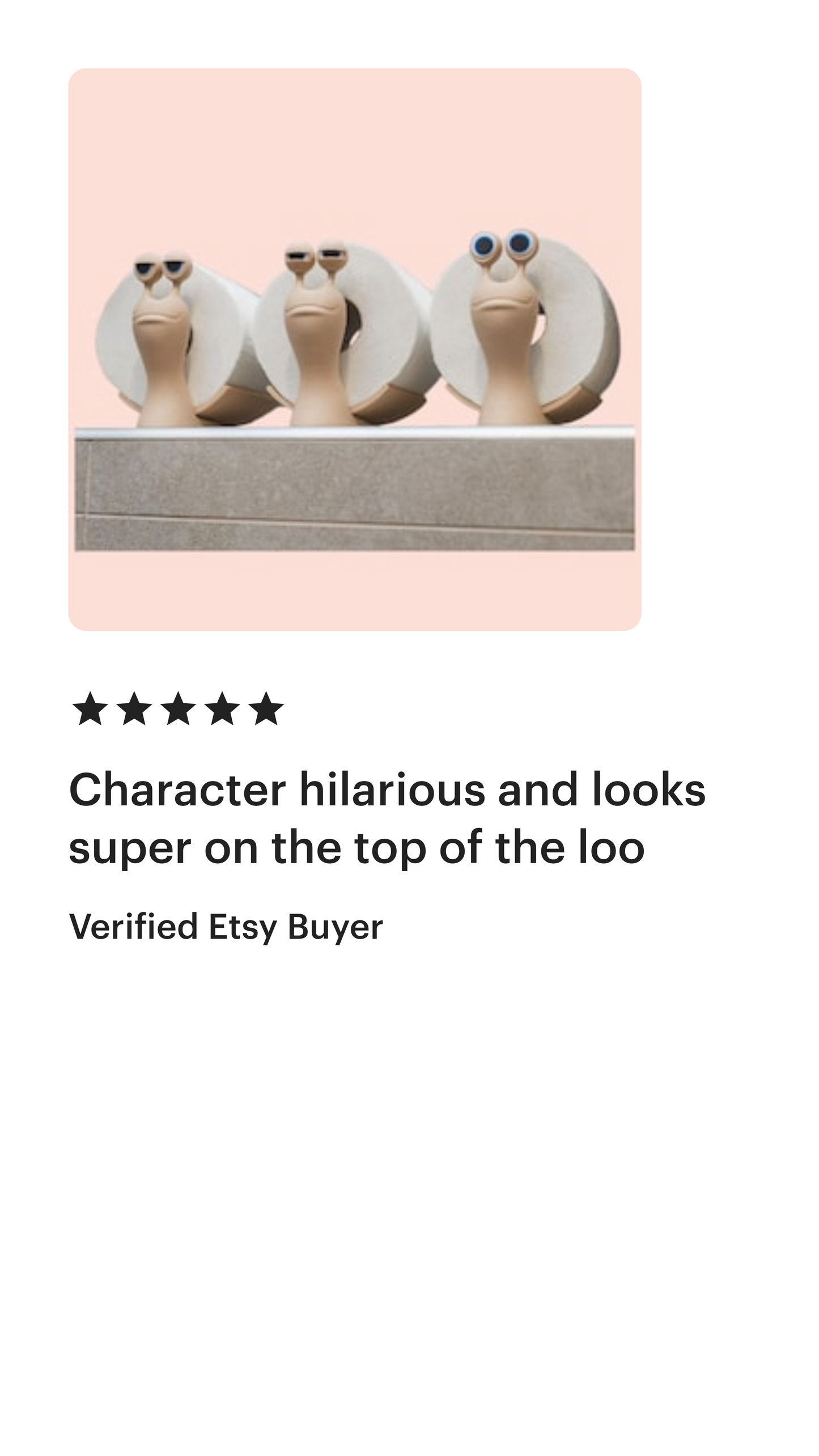 Silly Slug Toilet Roll Holder – Quirky 3D Printed Bathroom Buddy