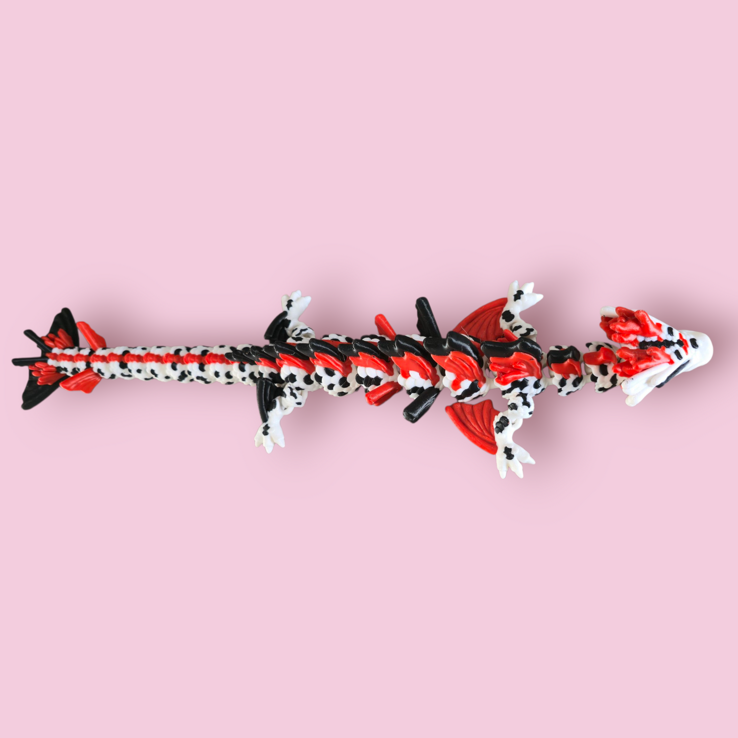 Koi Fish Dragon – 19" Articulated Sensory Fidget Toy – Stress Relief Gift for Kids & Adults – Long Flexible Desk Toy – ADHD  Autism Aid