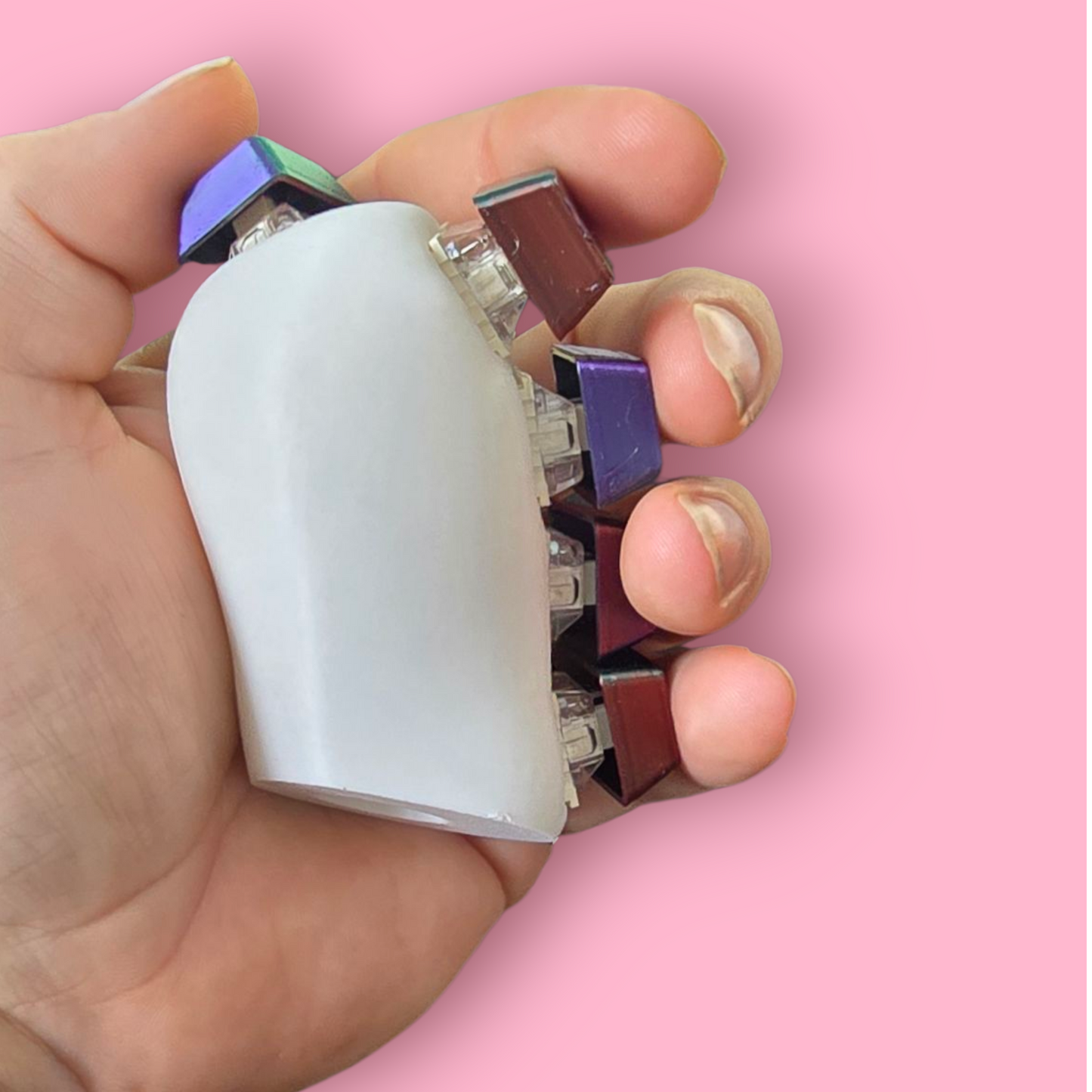Ergo Fidget Clicker – Deep Sensory Stim for ADHD & Anxiety – Textured PLA Grounding Tool